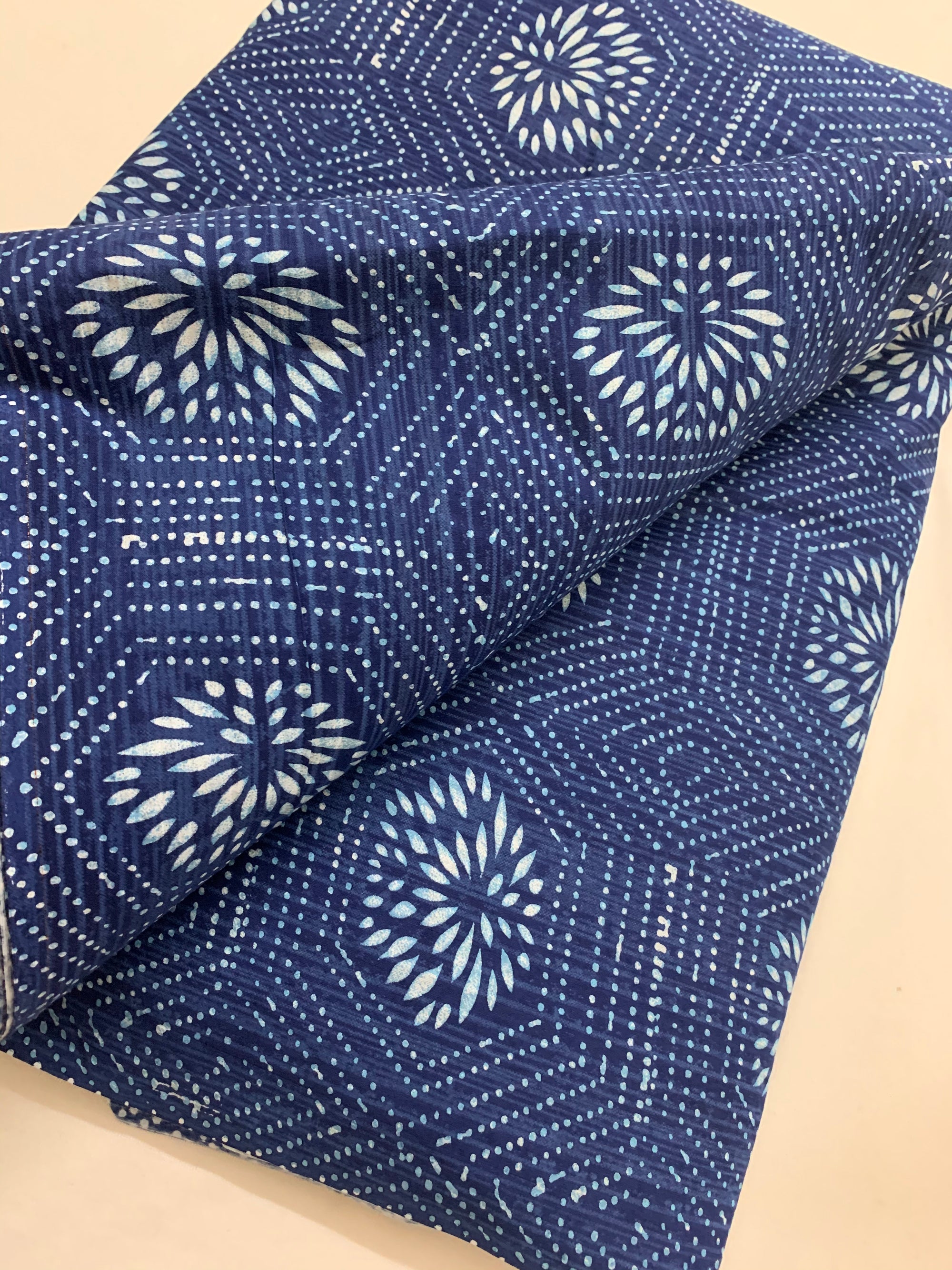 Printed pure cotton fabric