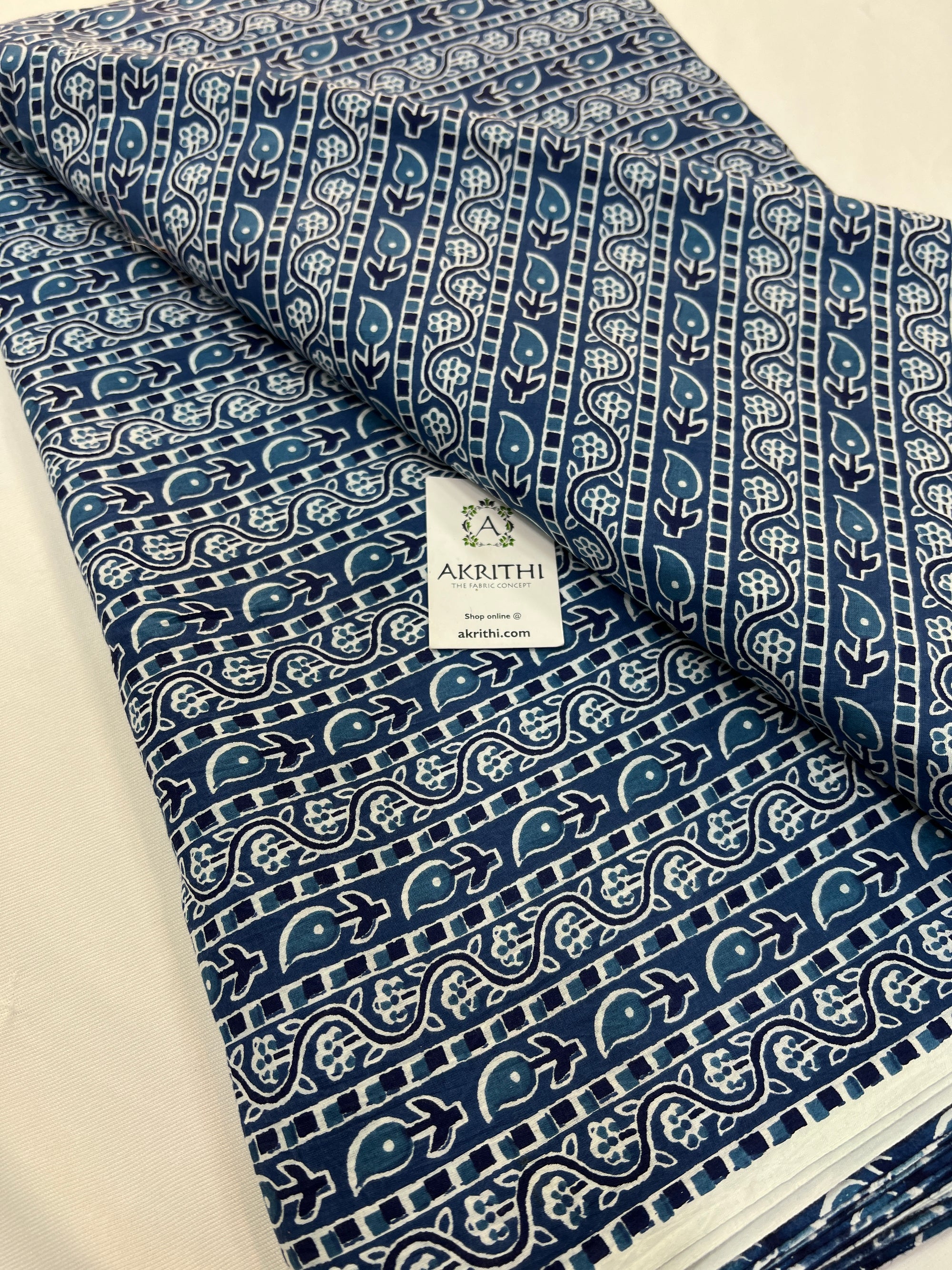 Printed pure cotton fabric