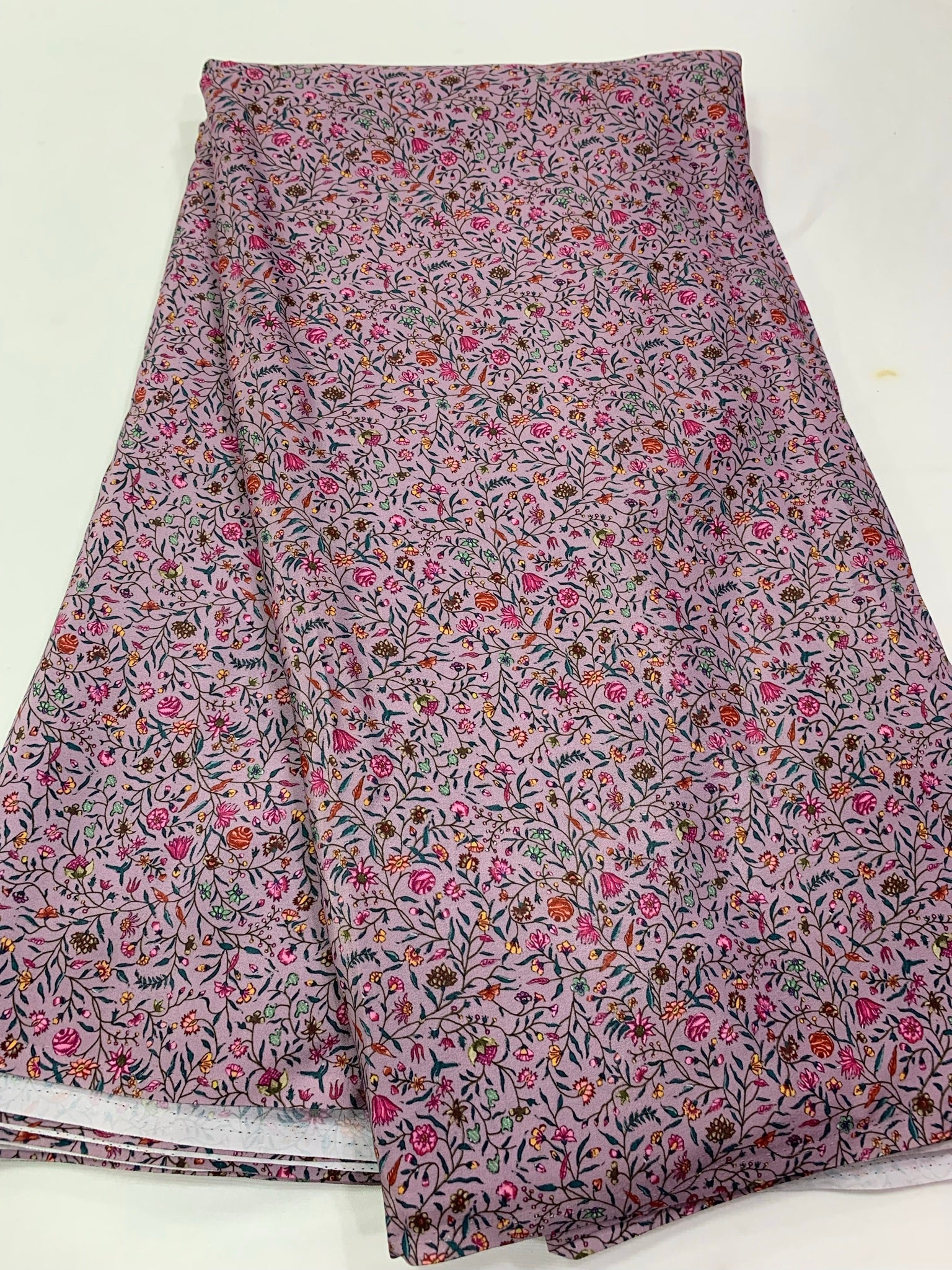 Digital floral Printed crepe fabric