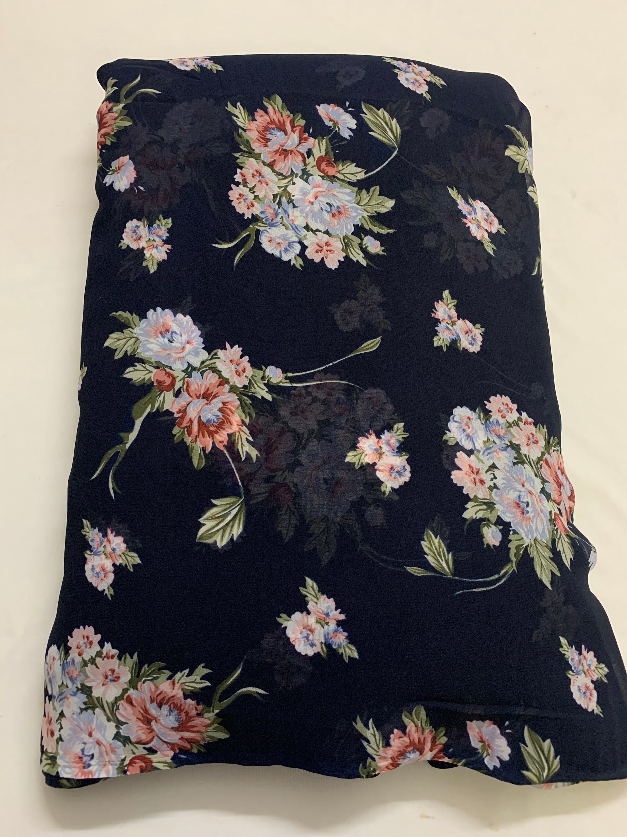 Digital floral Printed georgette fabric