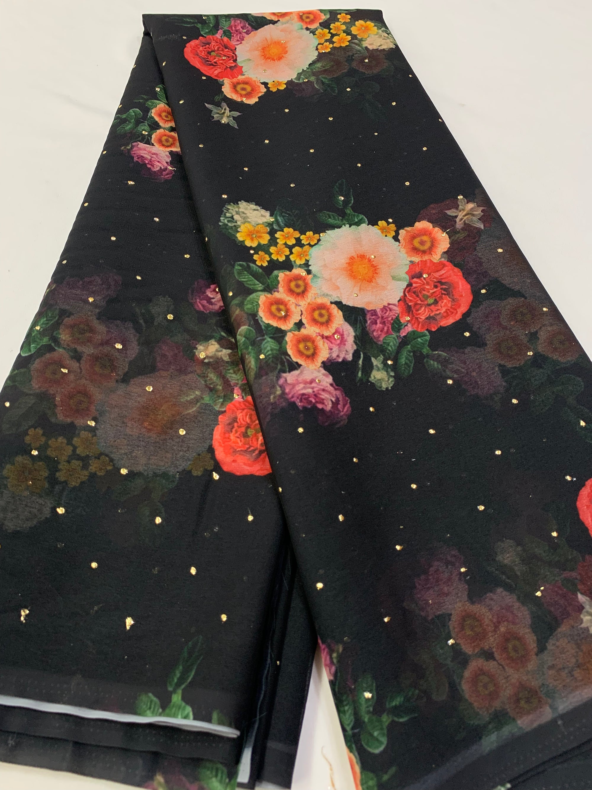 Floral Printed georgette fabric