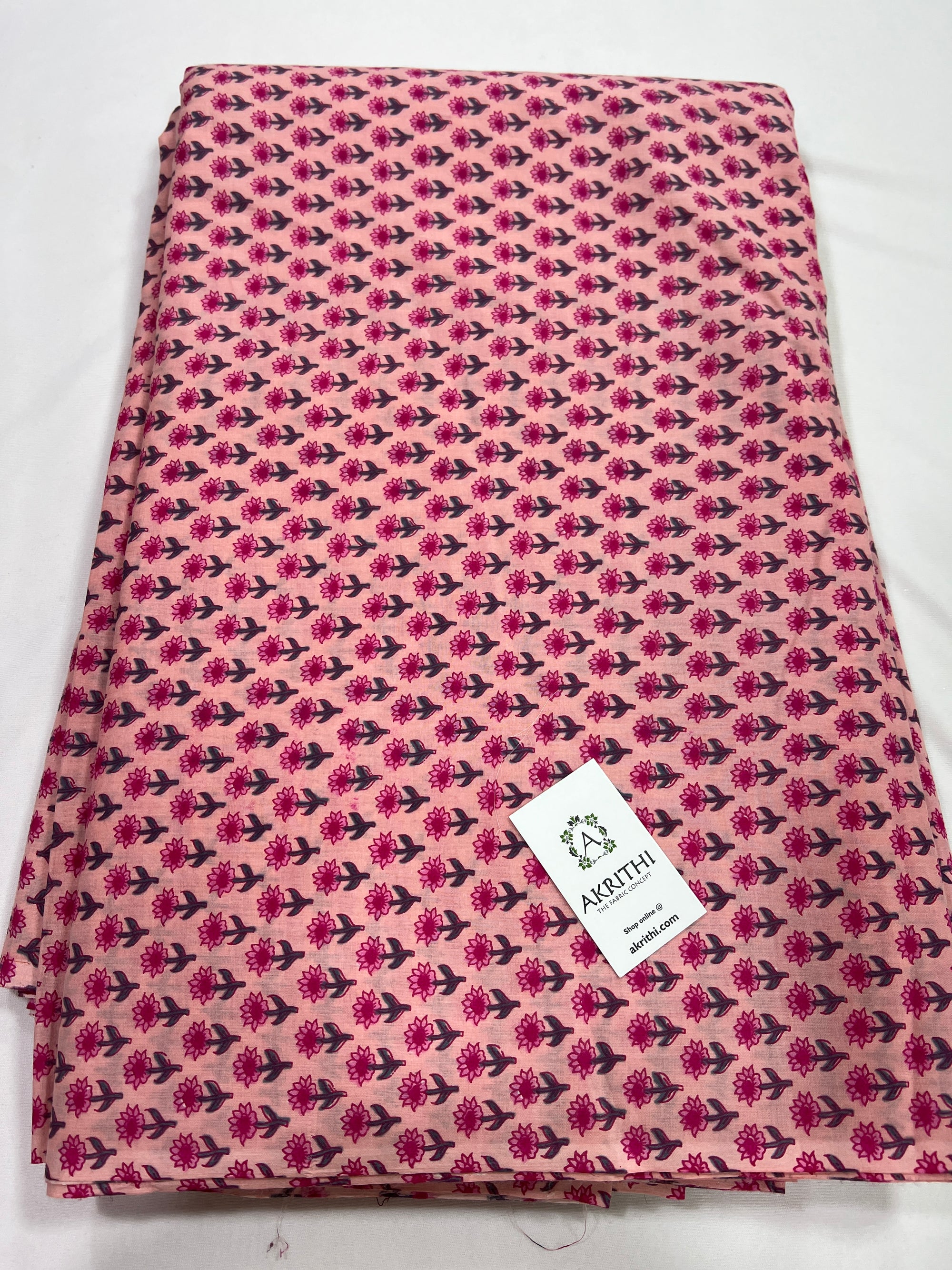 Printed pure cotton fabric