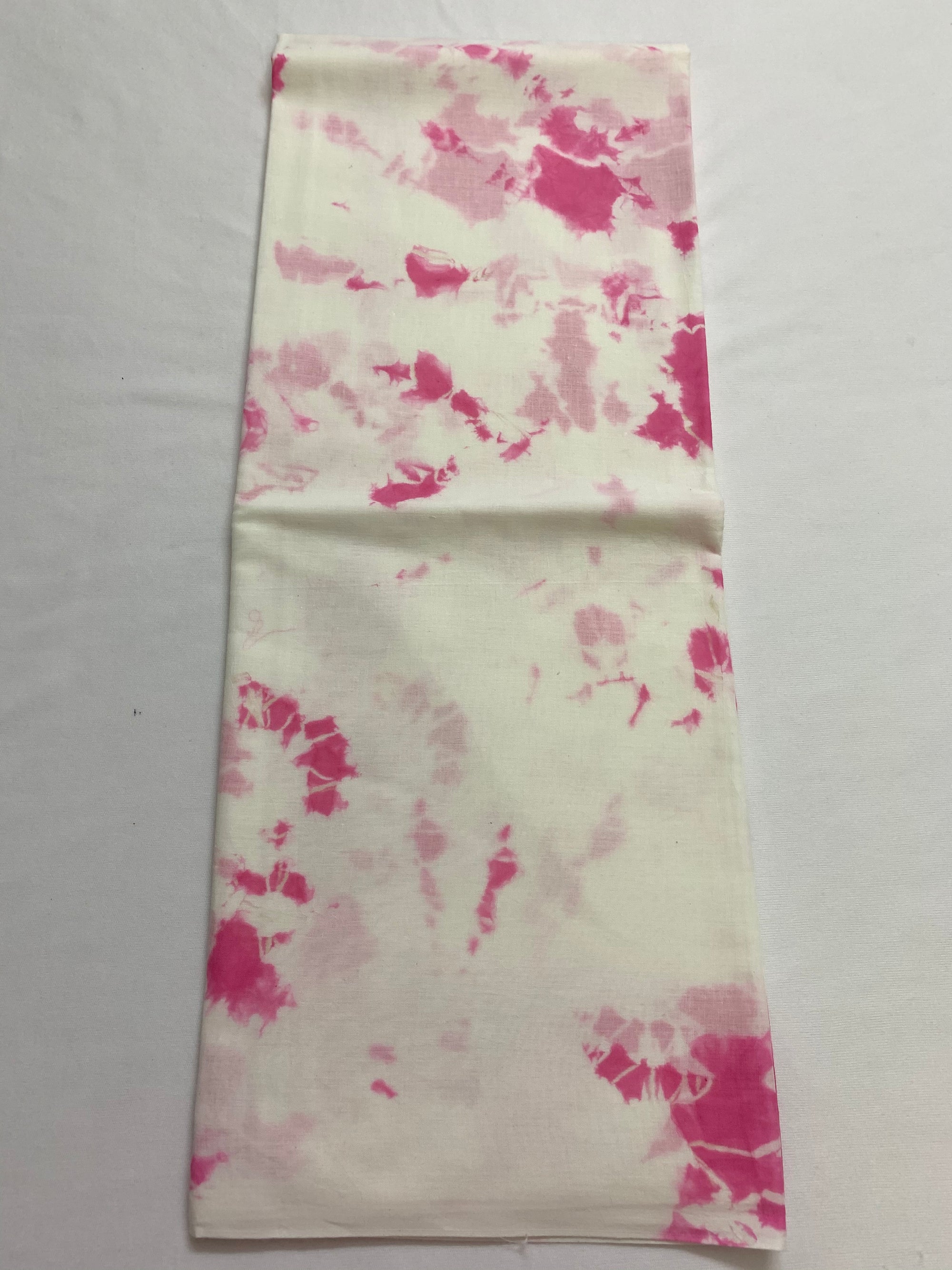 Tie and dye mul cotton fabric