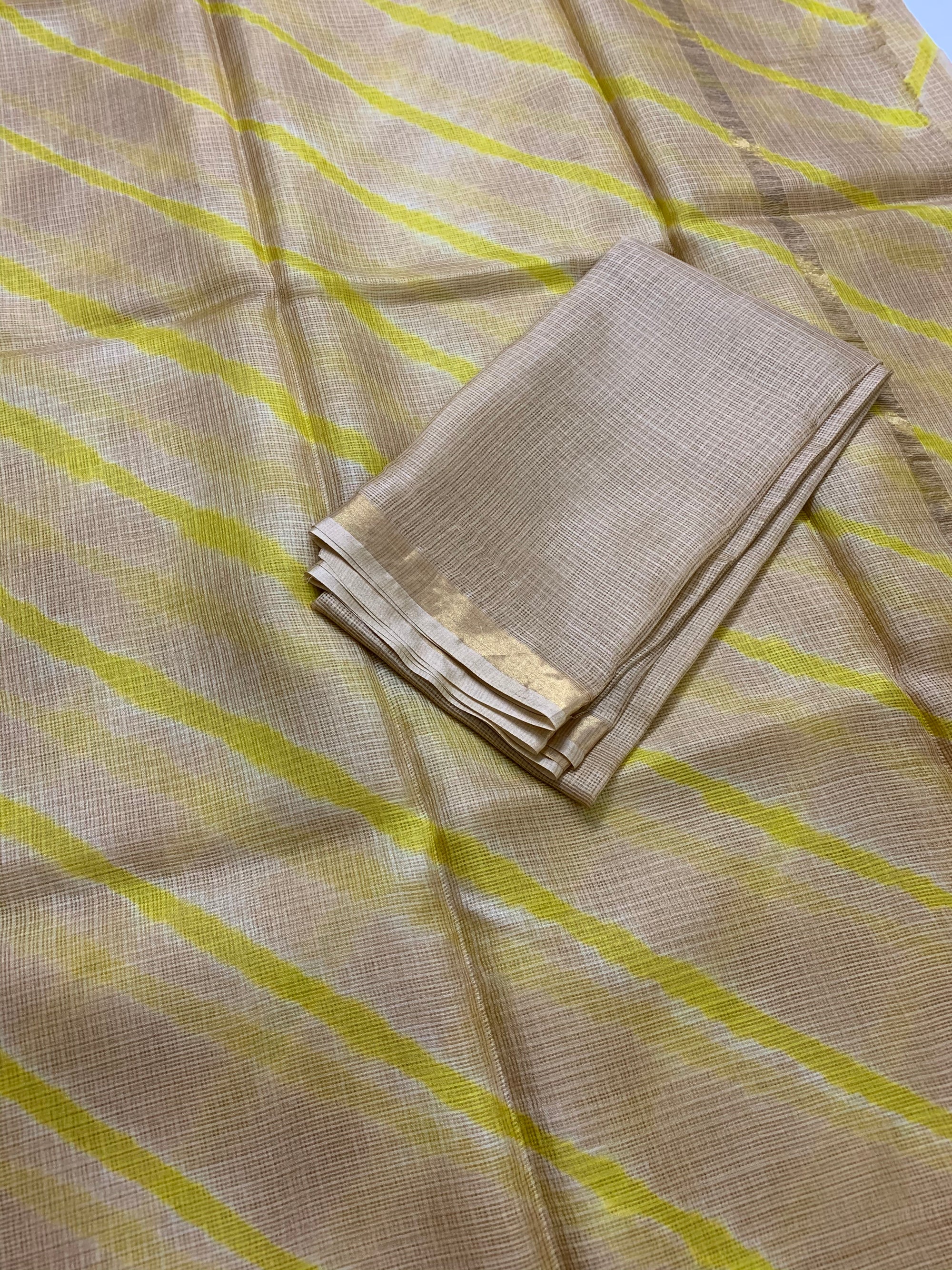 Leheriya pure kota silk saree