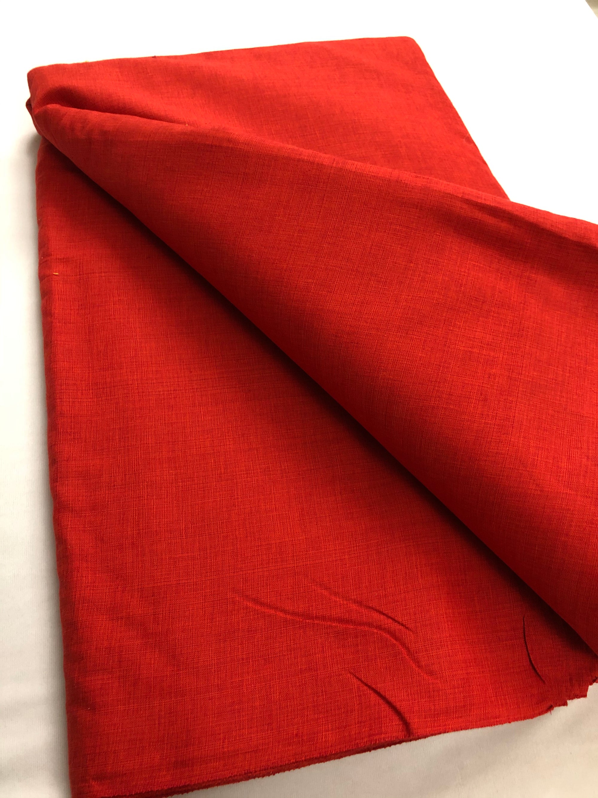 Plain cotton fabric