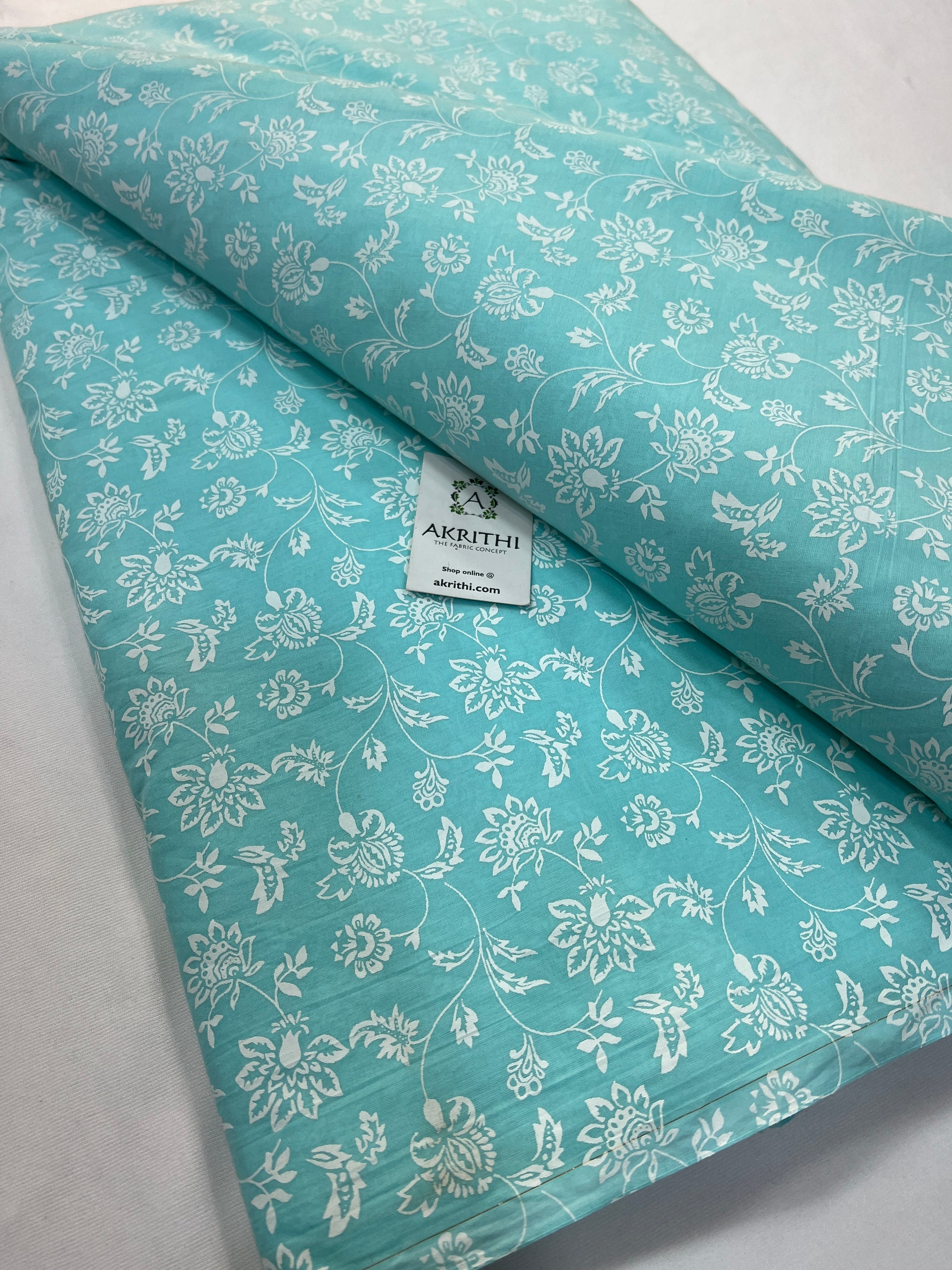 Printed pure cotton fabric