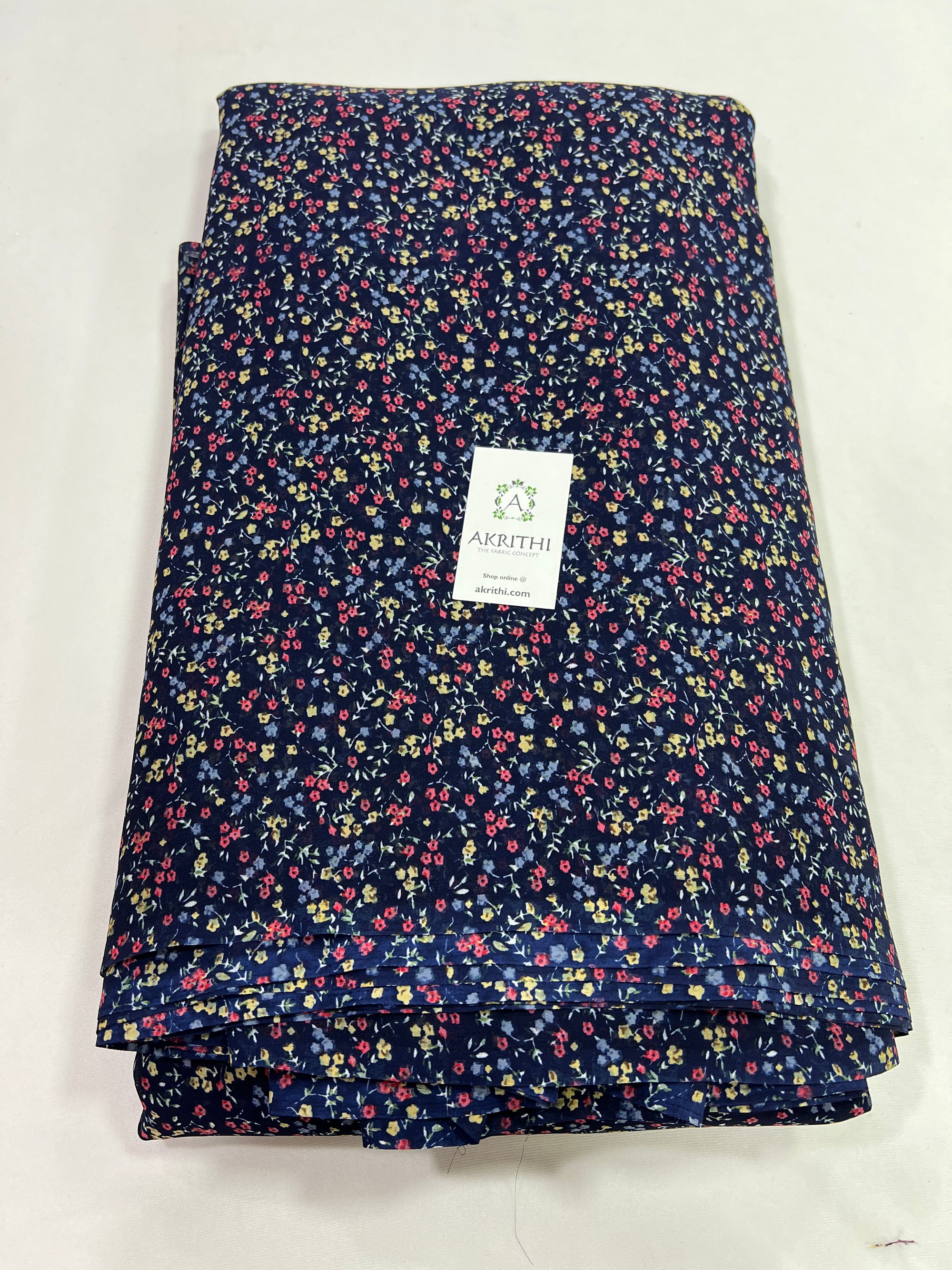 Floral printed georgette fabric 56 inches width