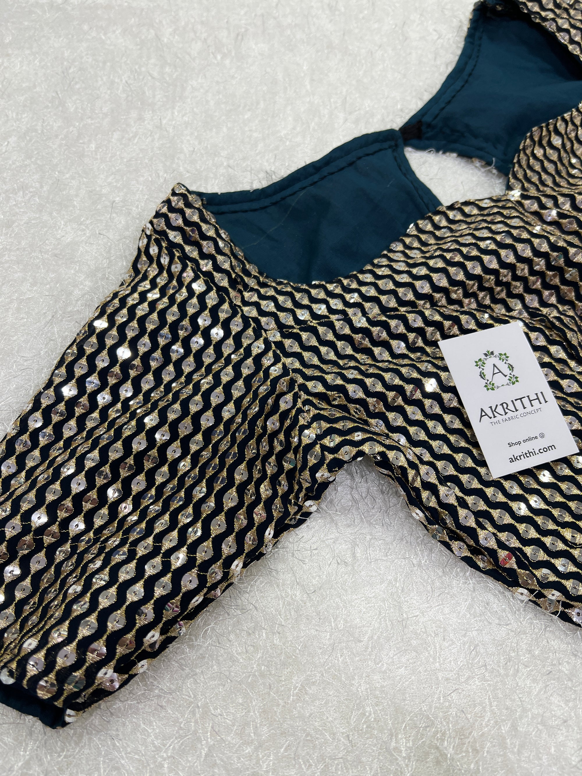 Embroidered Georgette blouse