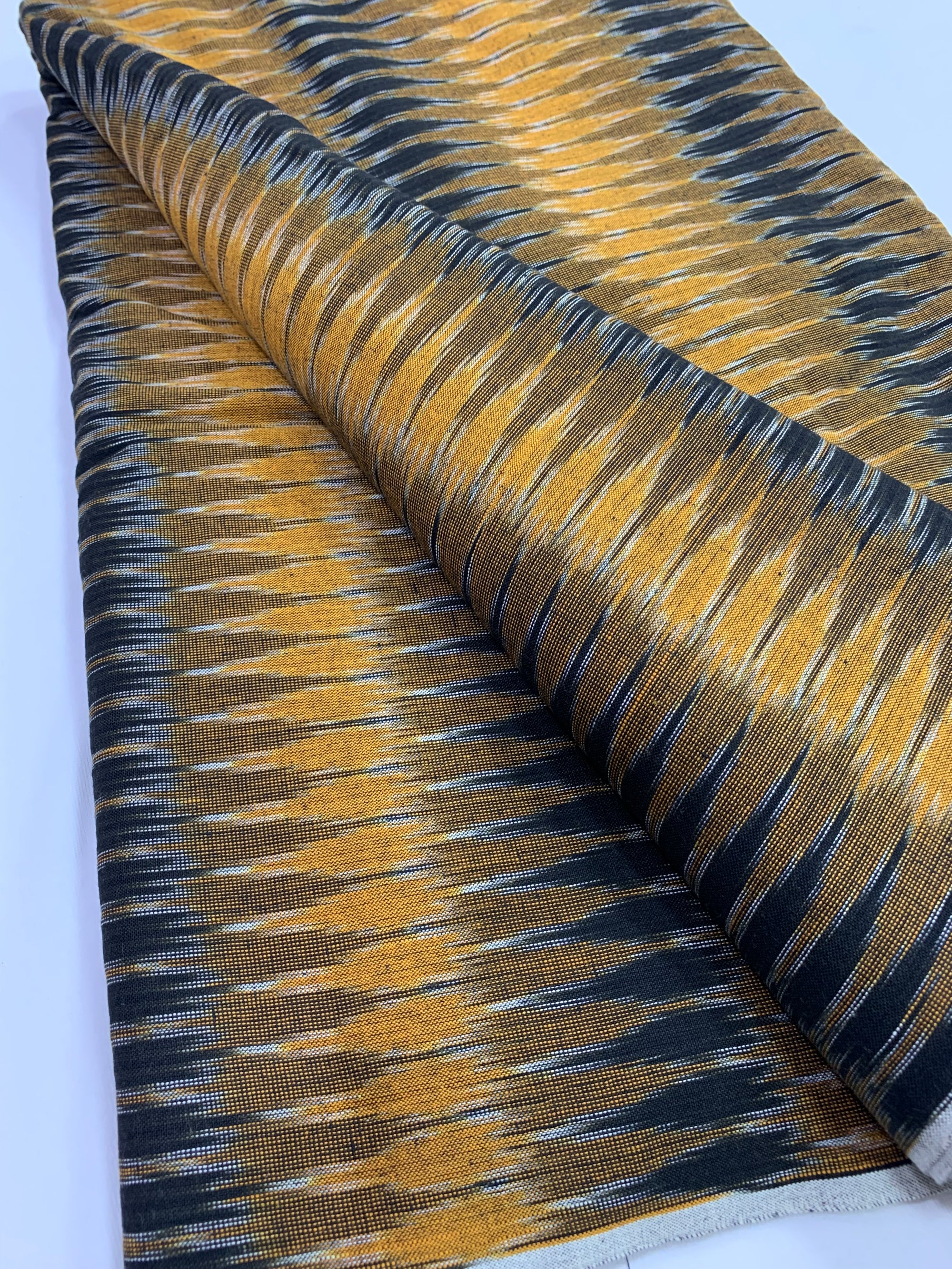 Handloom Ikat pure cotton fabric