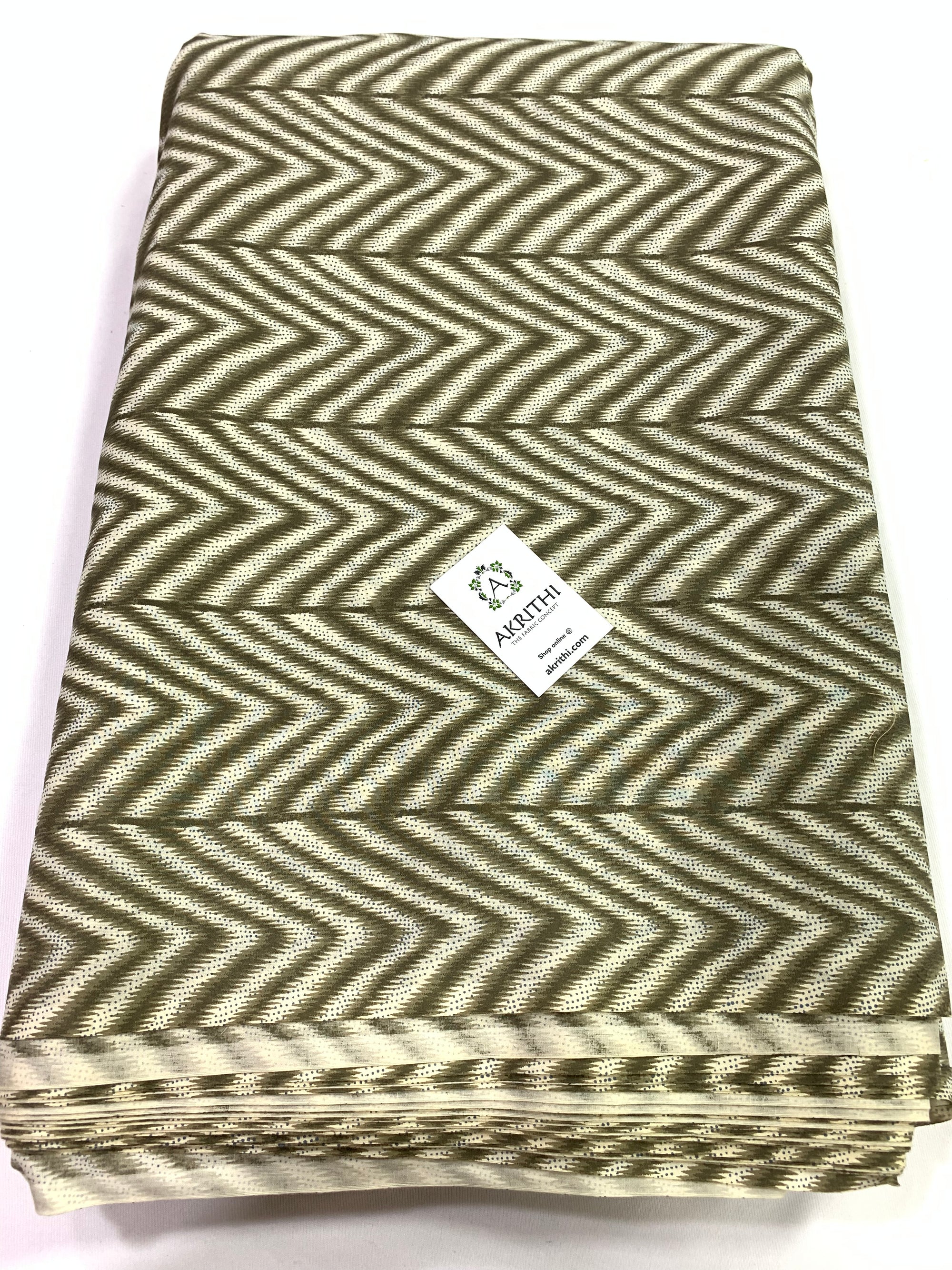 Printed pure cotton fabric