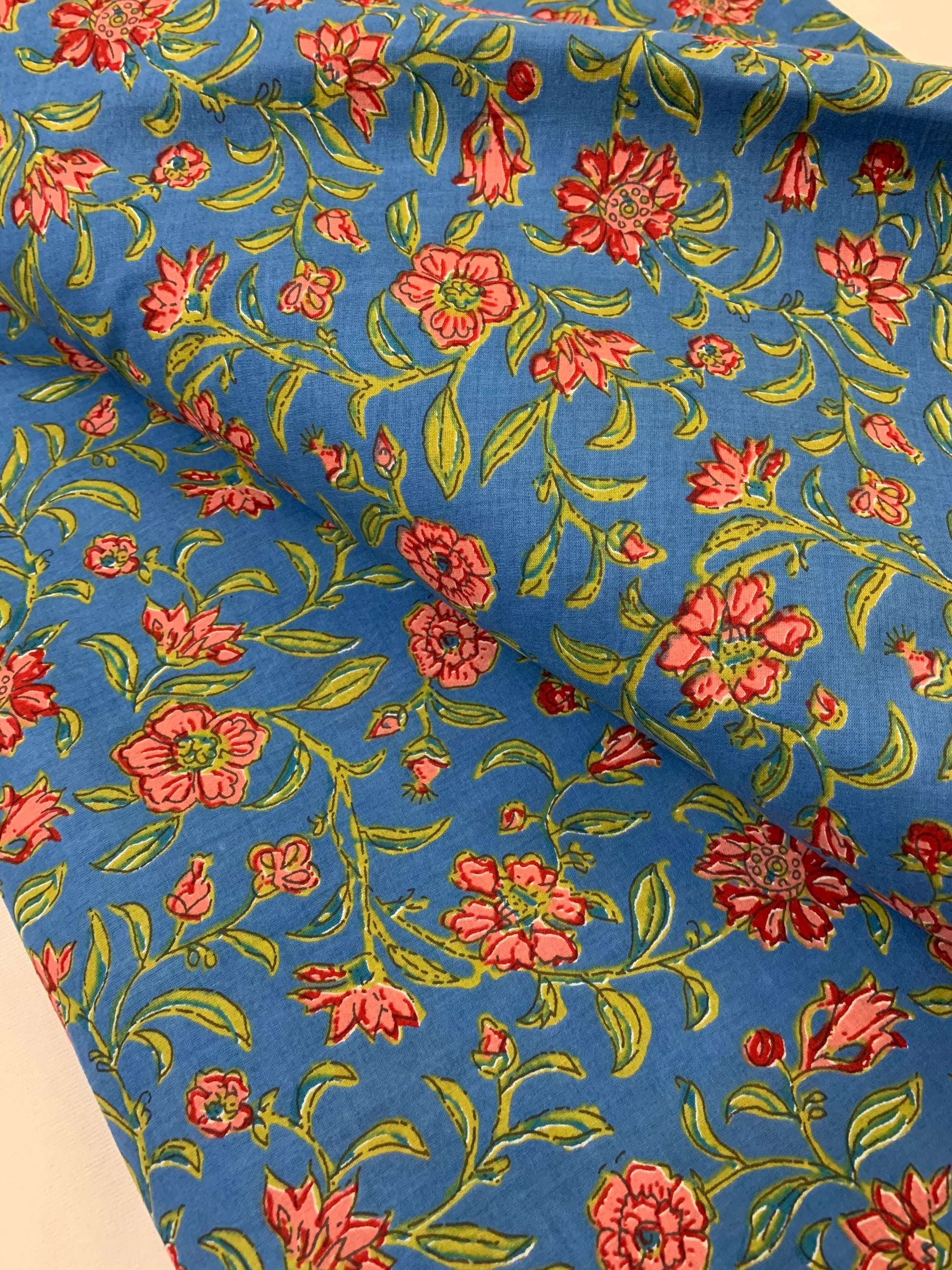 Printed pure cotton fabric