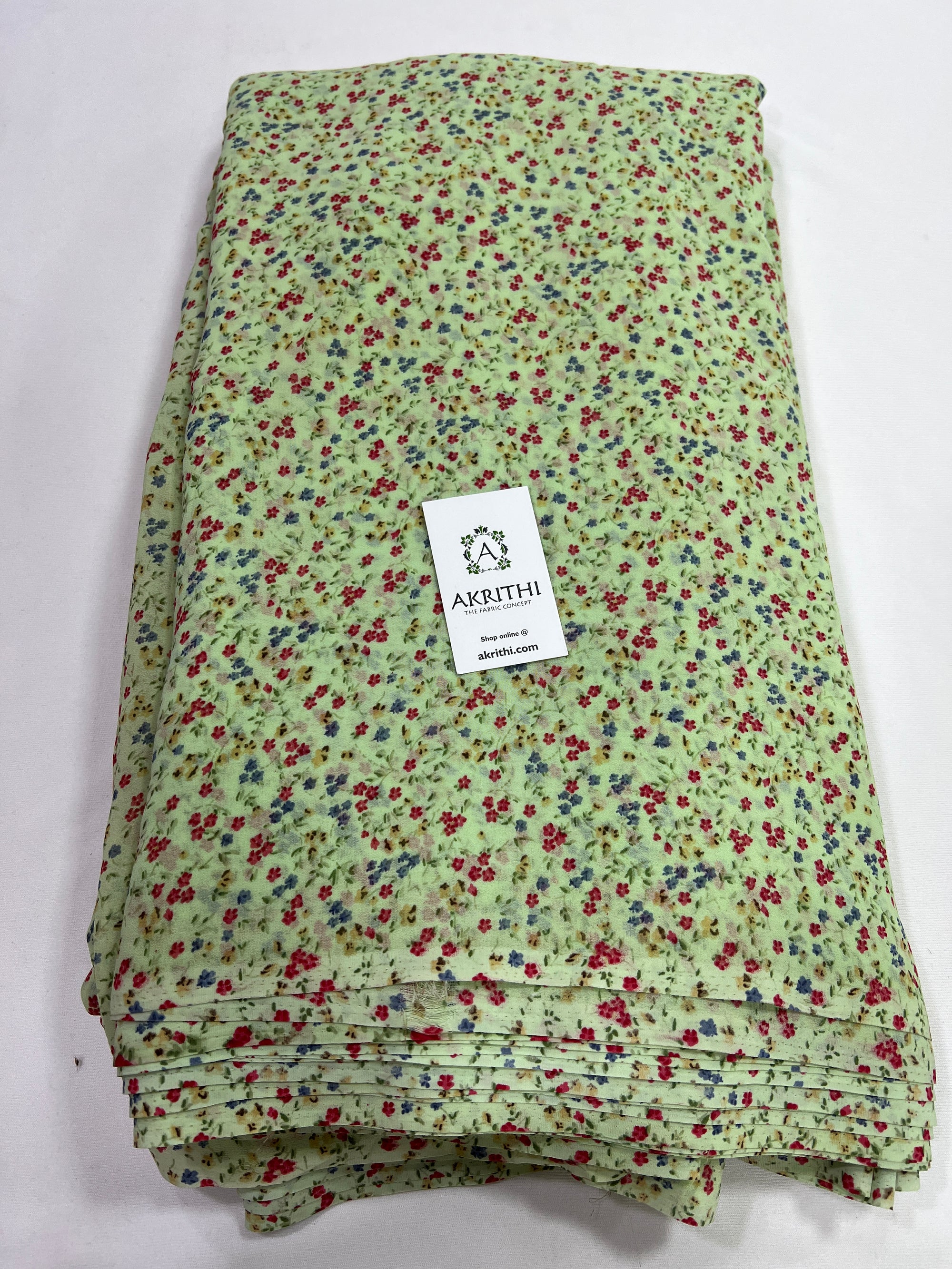 Floral printed georgette fabric 56 inches width