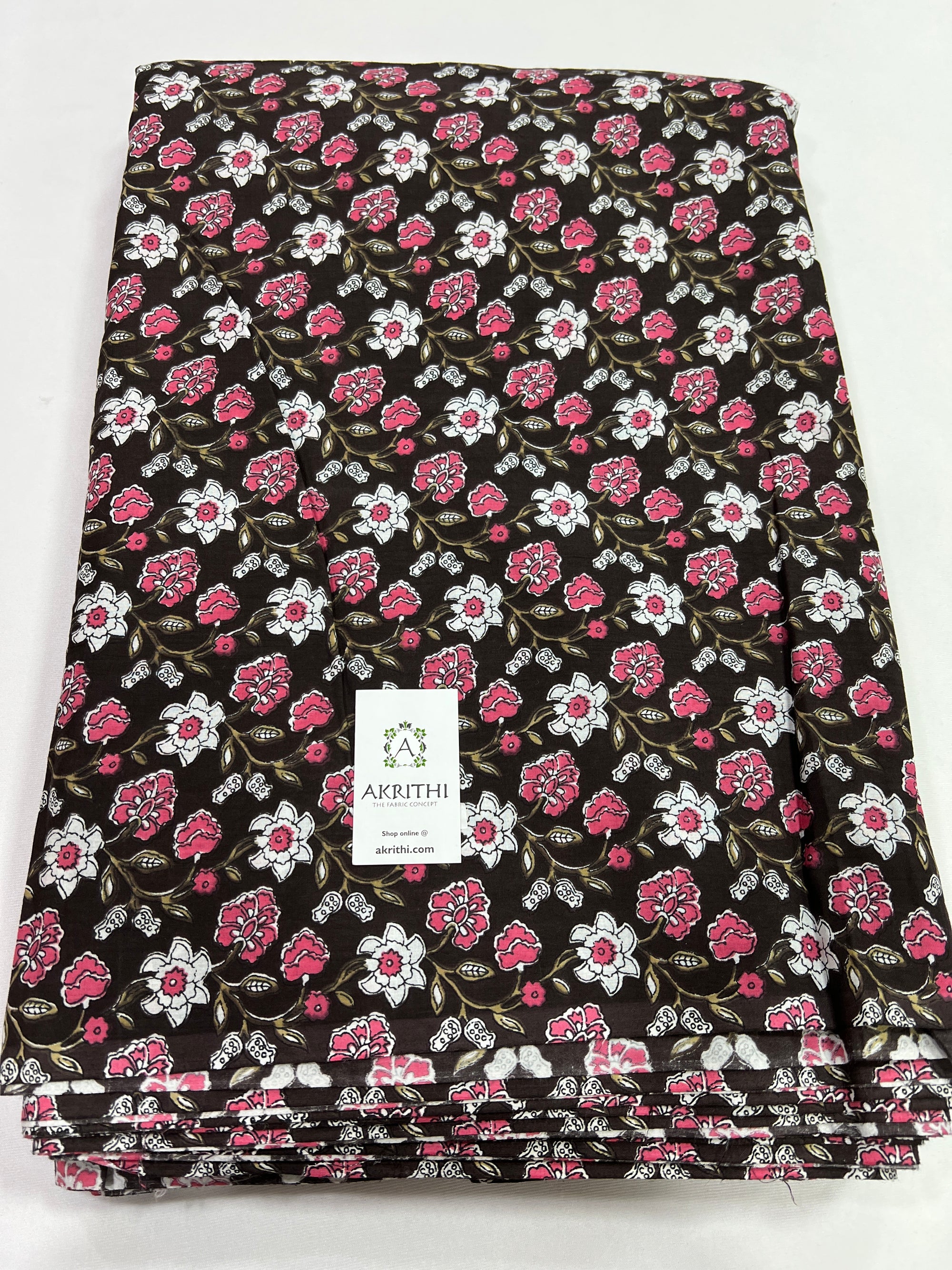 Printed pure cotton fabric