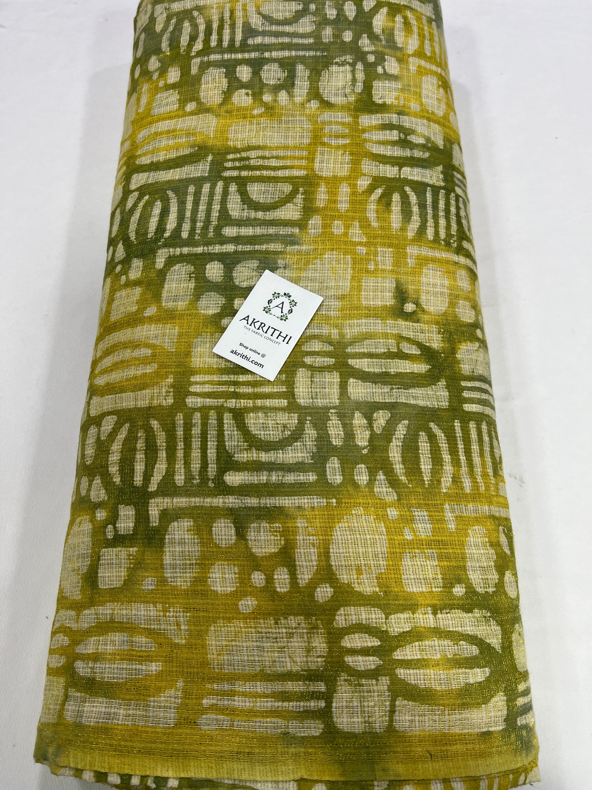 Batik Kota fabric with zari weaving
