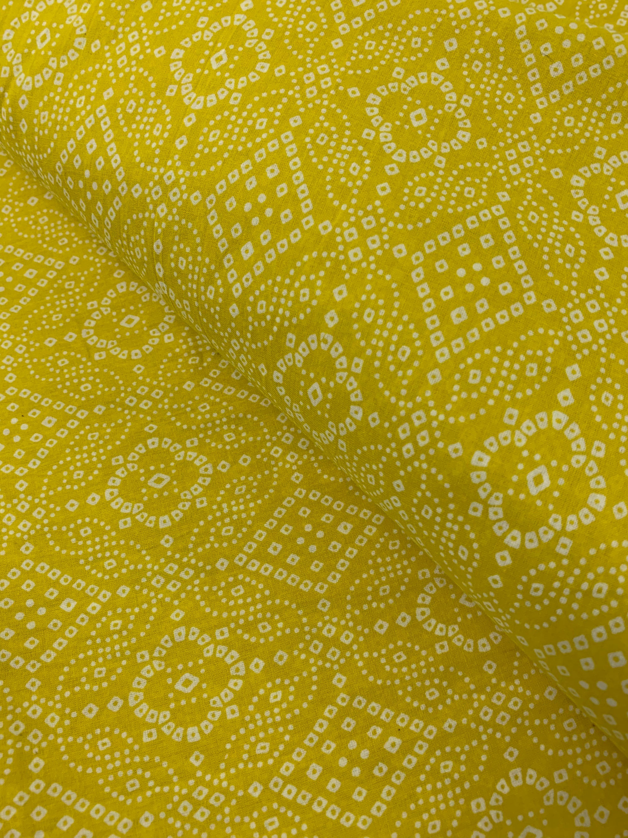 Printed pure cotton fabric