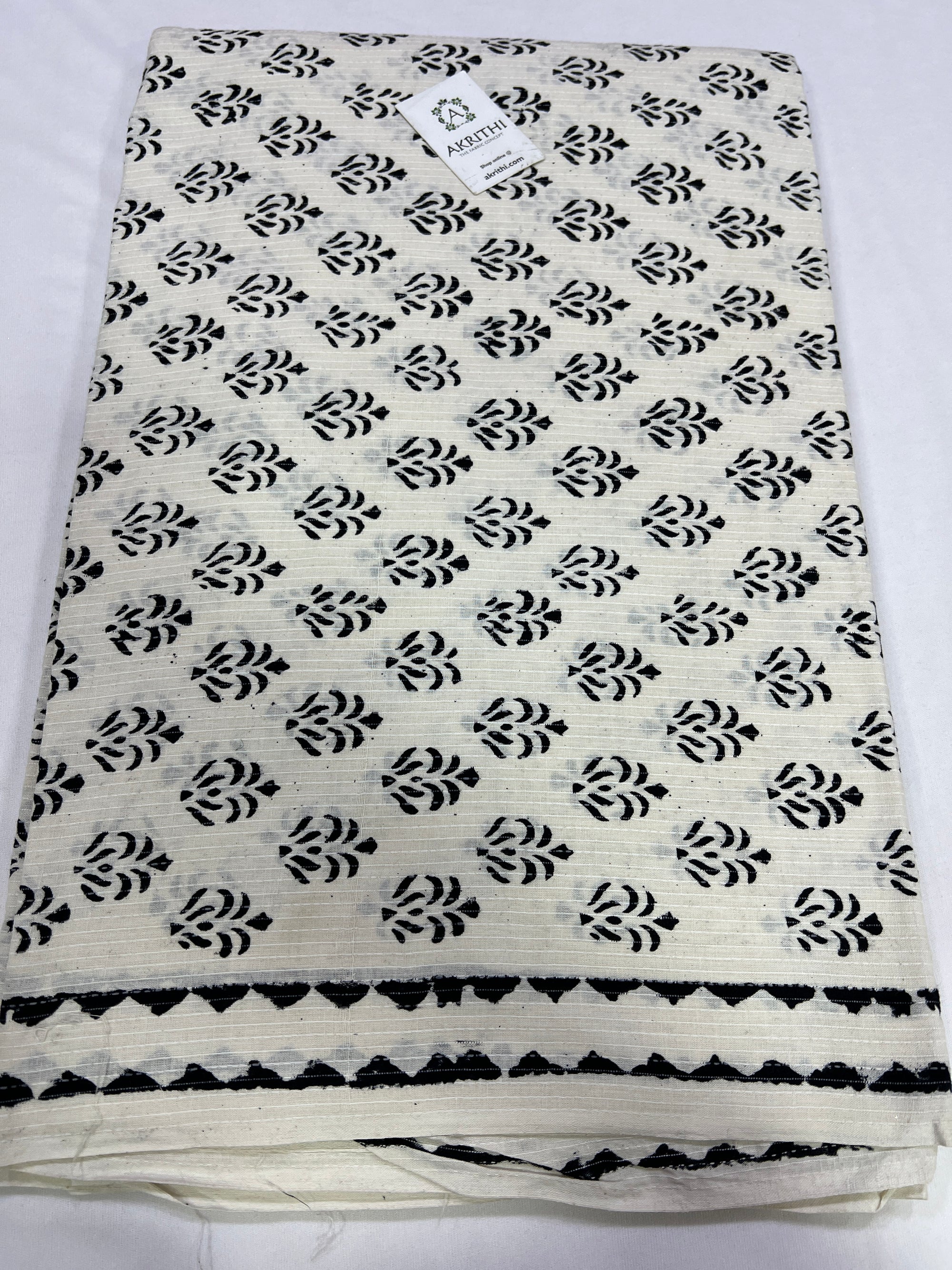 Kantha pure cotton fabric