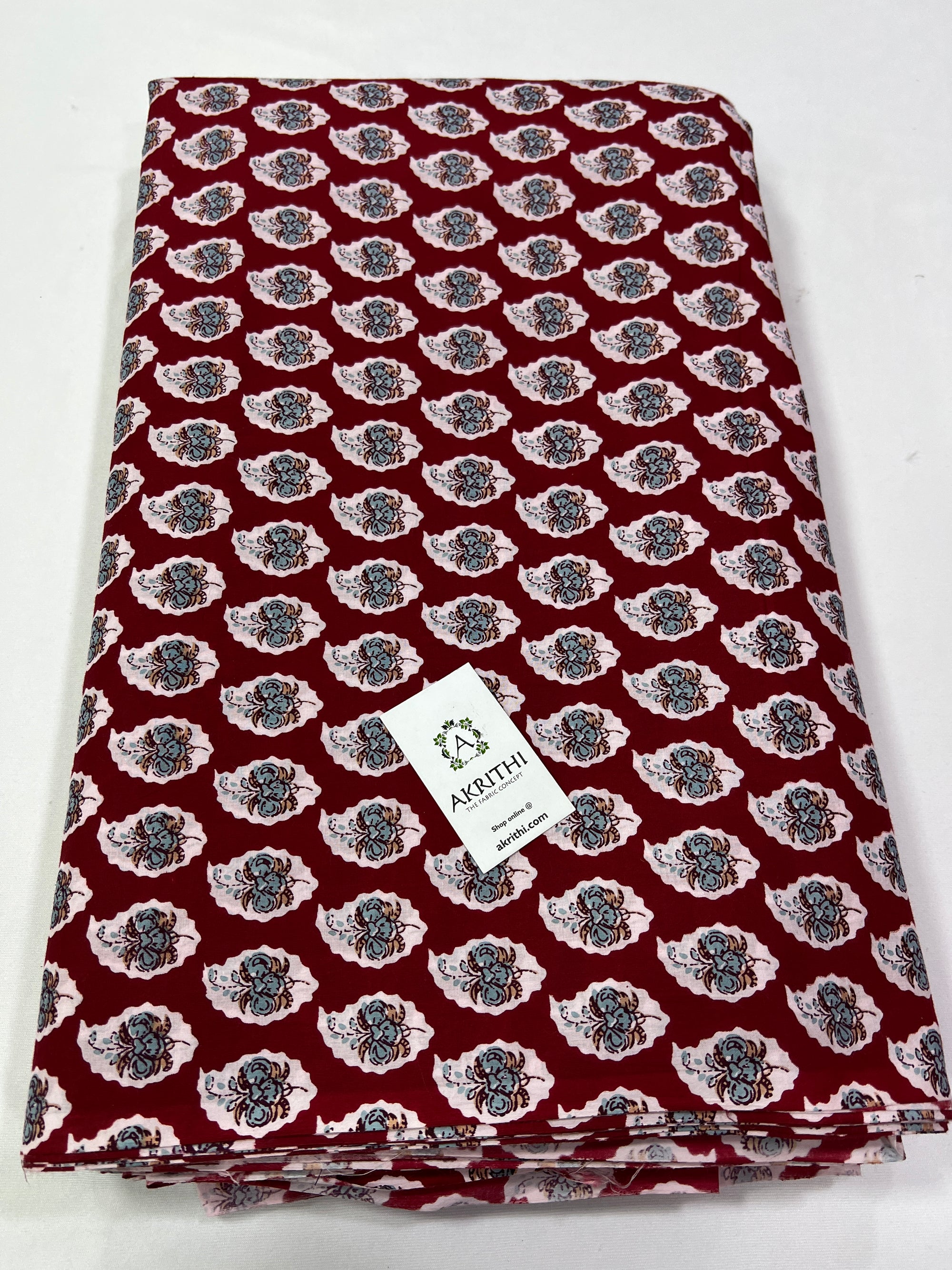 Printed pure cotton fabric