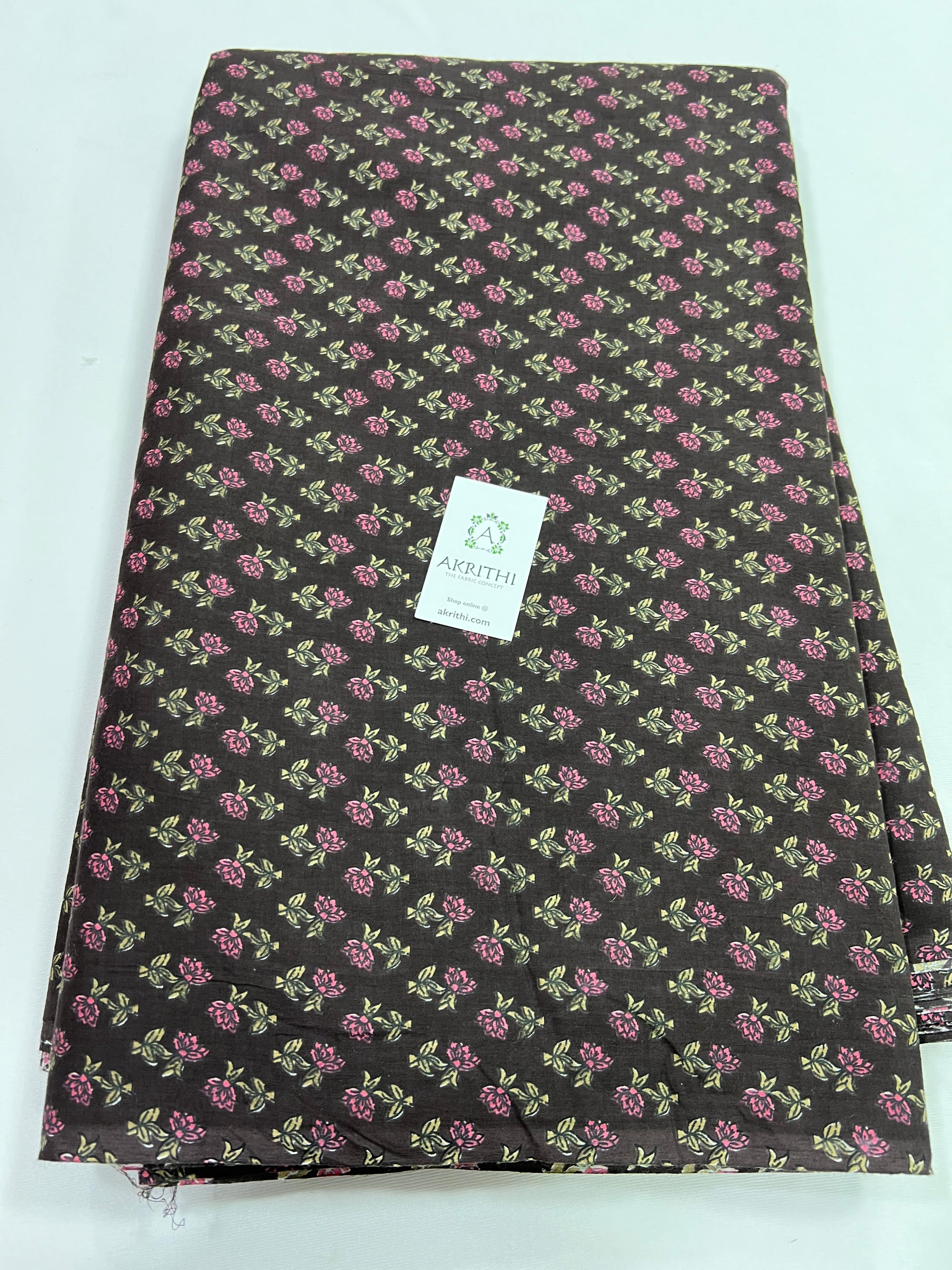 Printed pure cotton fabric