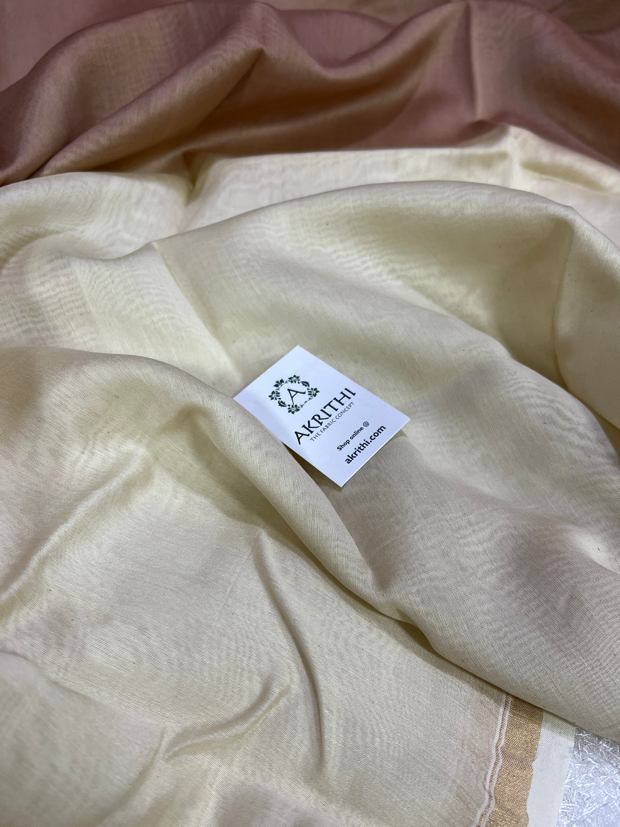 Chanderi shaded fabric