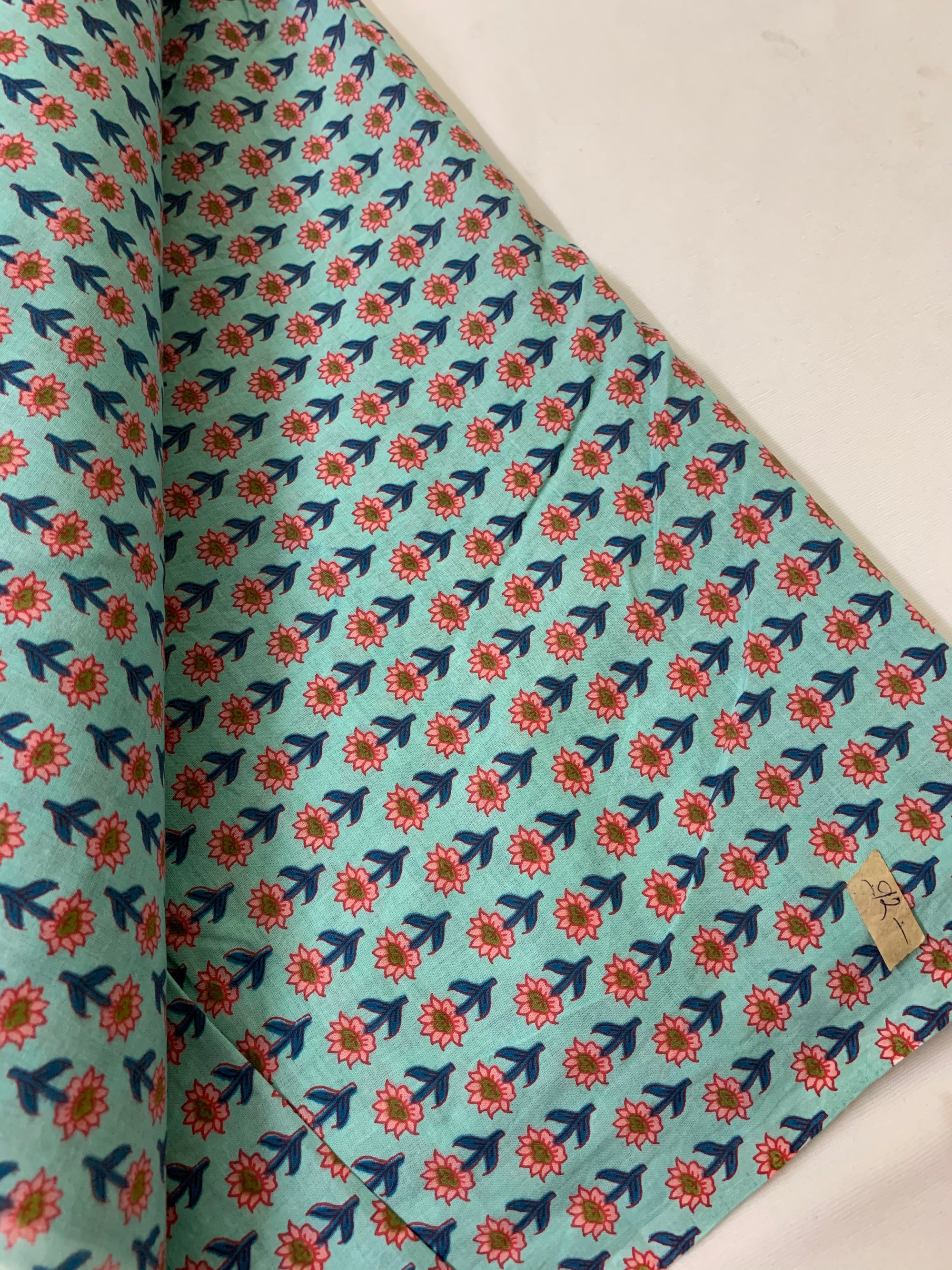 Printed pure cotton fabric