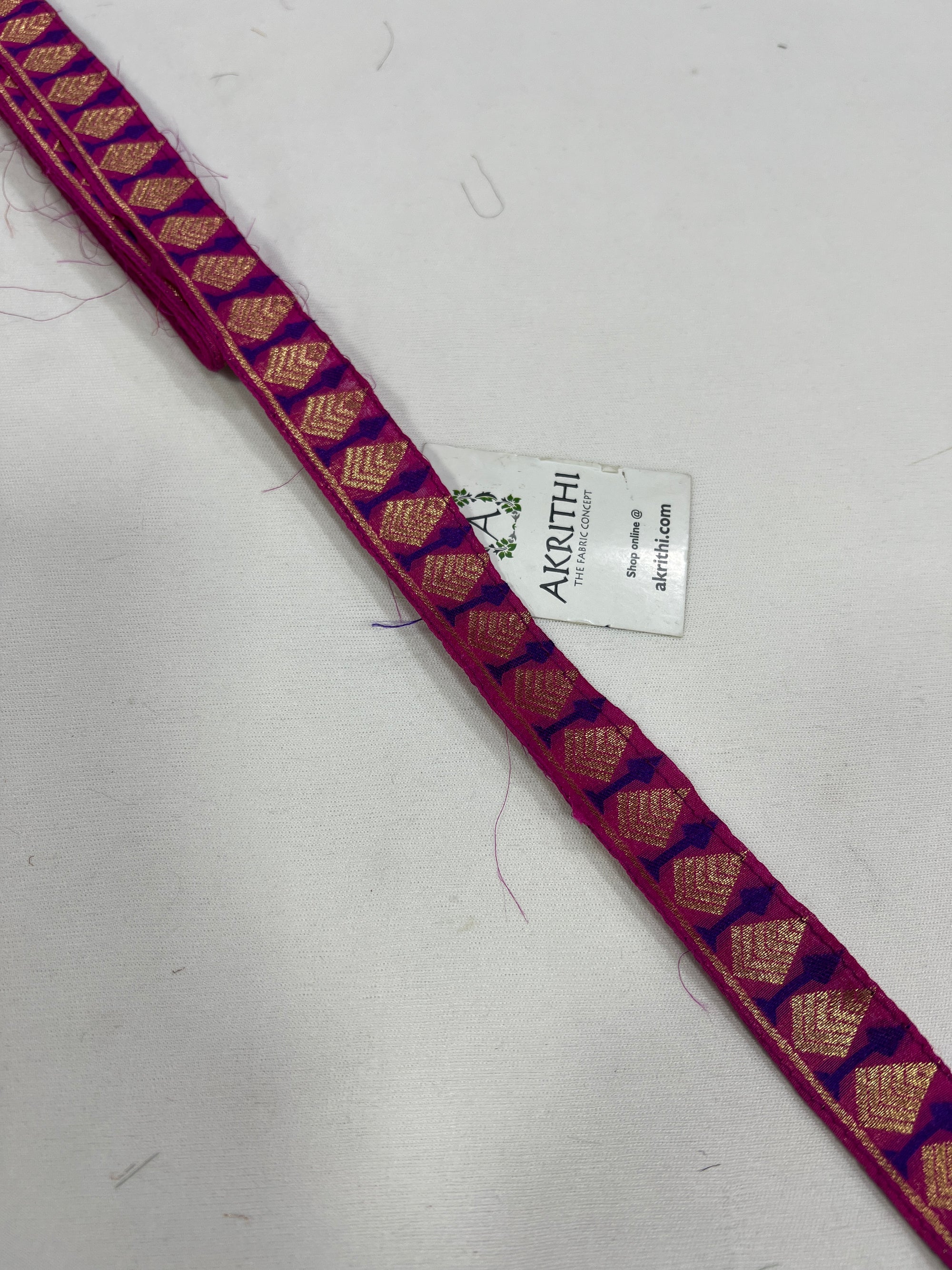 Handloom Banarasi lace 5 metres roll