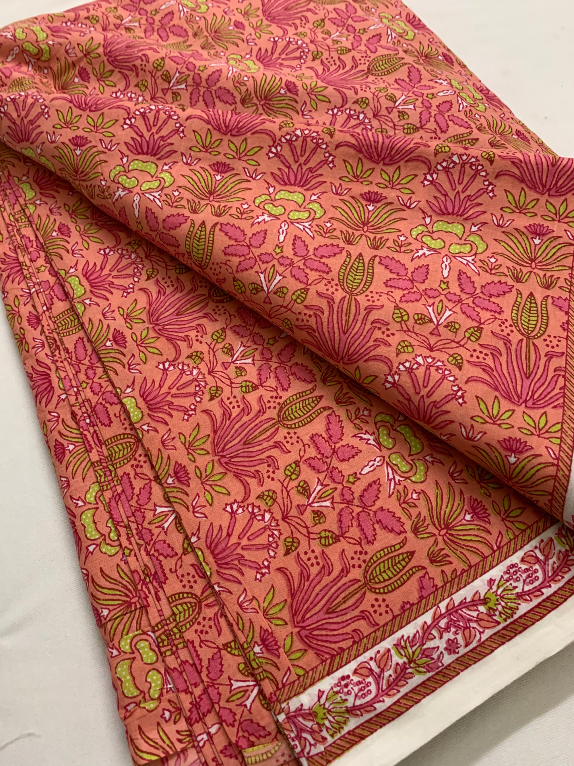 Printed pure cotton fabric