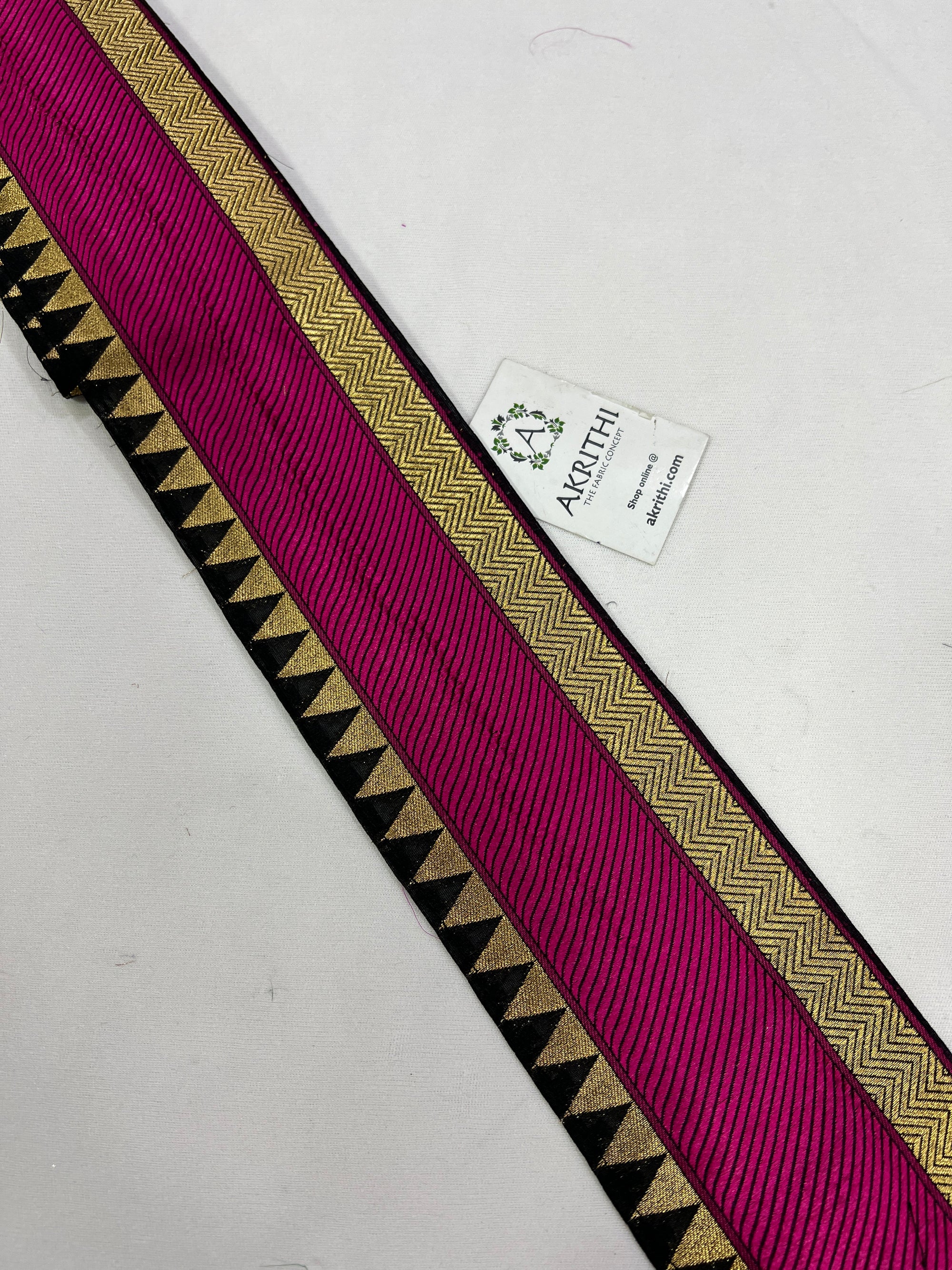 Handloom Banarasi lace 5 metres roll