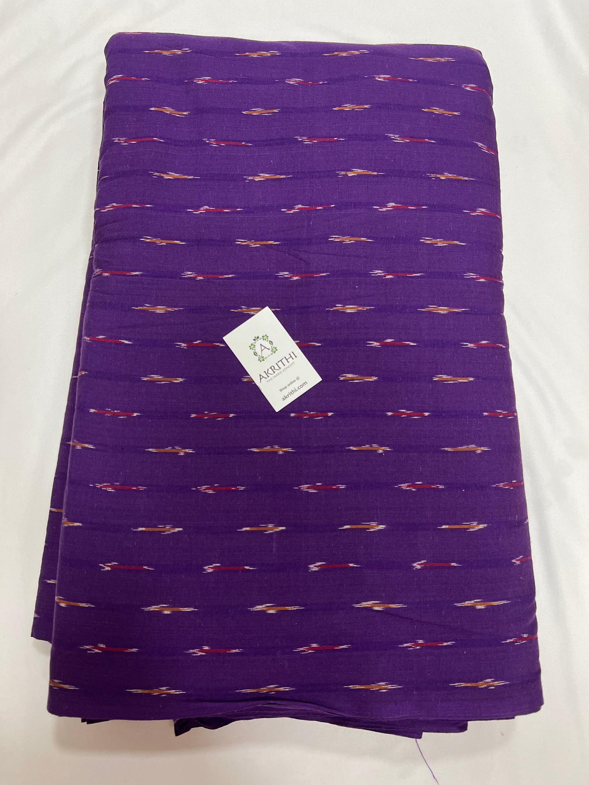 Handloom Ikat pure cotton fabric