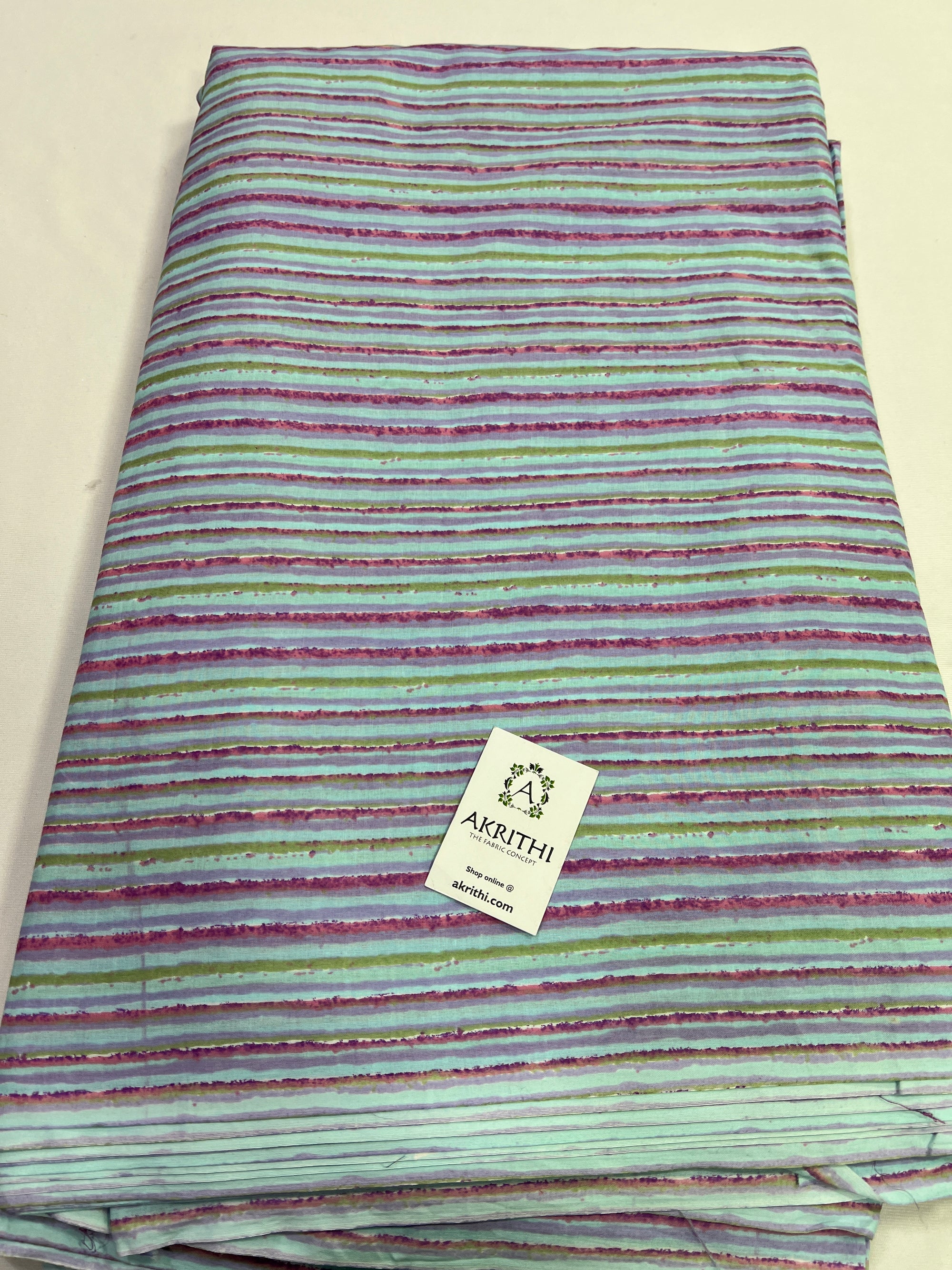 Printed pure cotton fabric