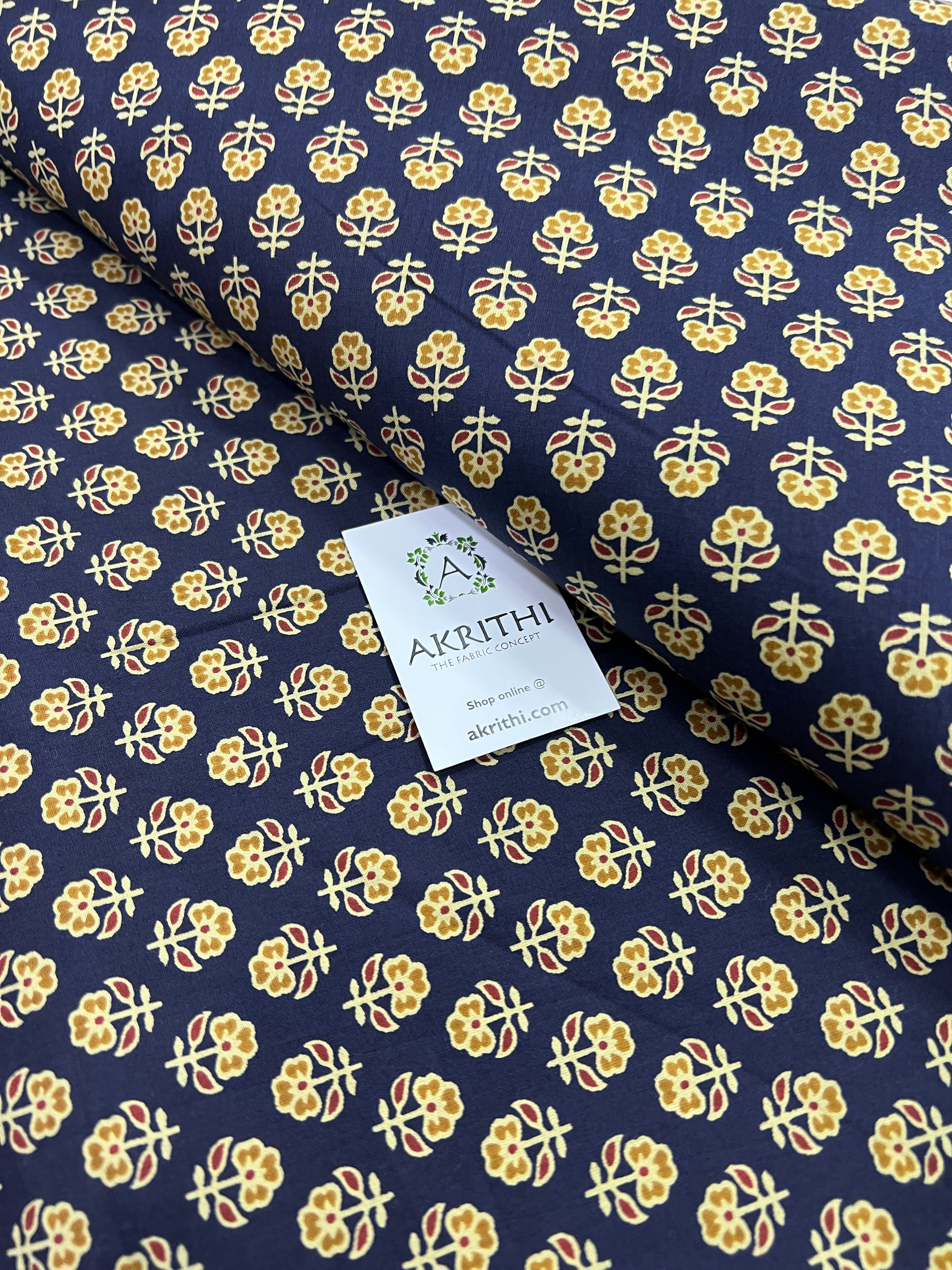 Printed pure cotton