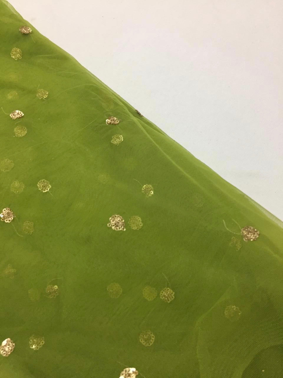 Butti net fabric