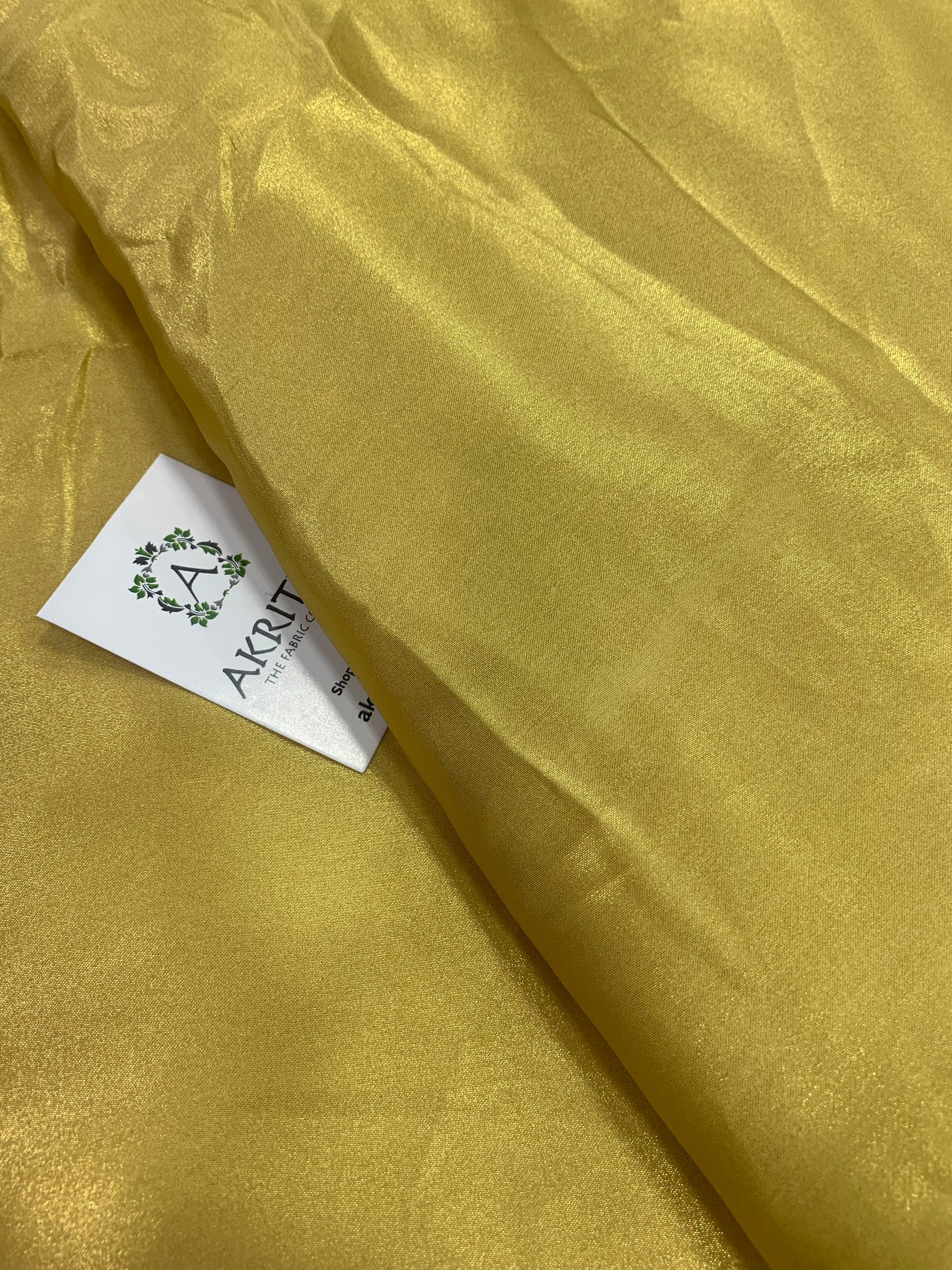 Foil georgette fabric