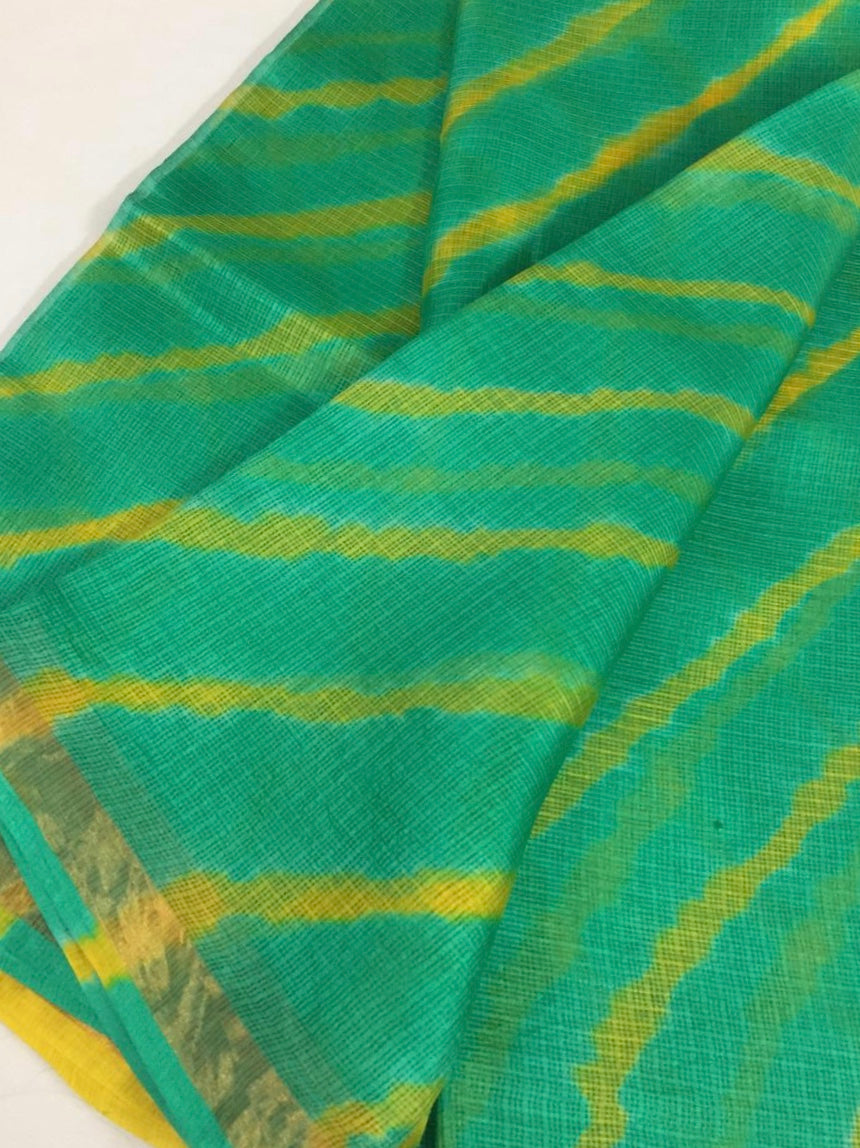 Pure kota silk leheriya saree