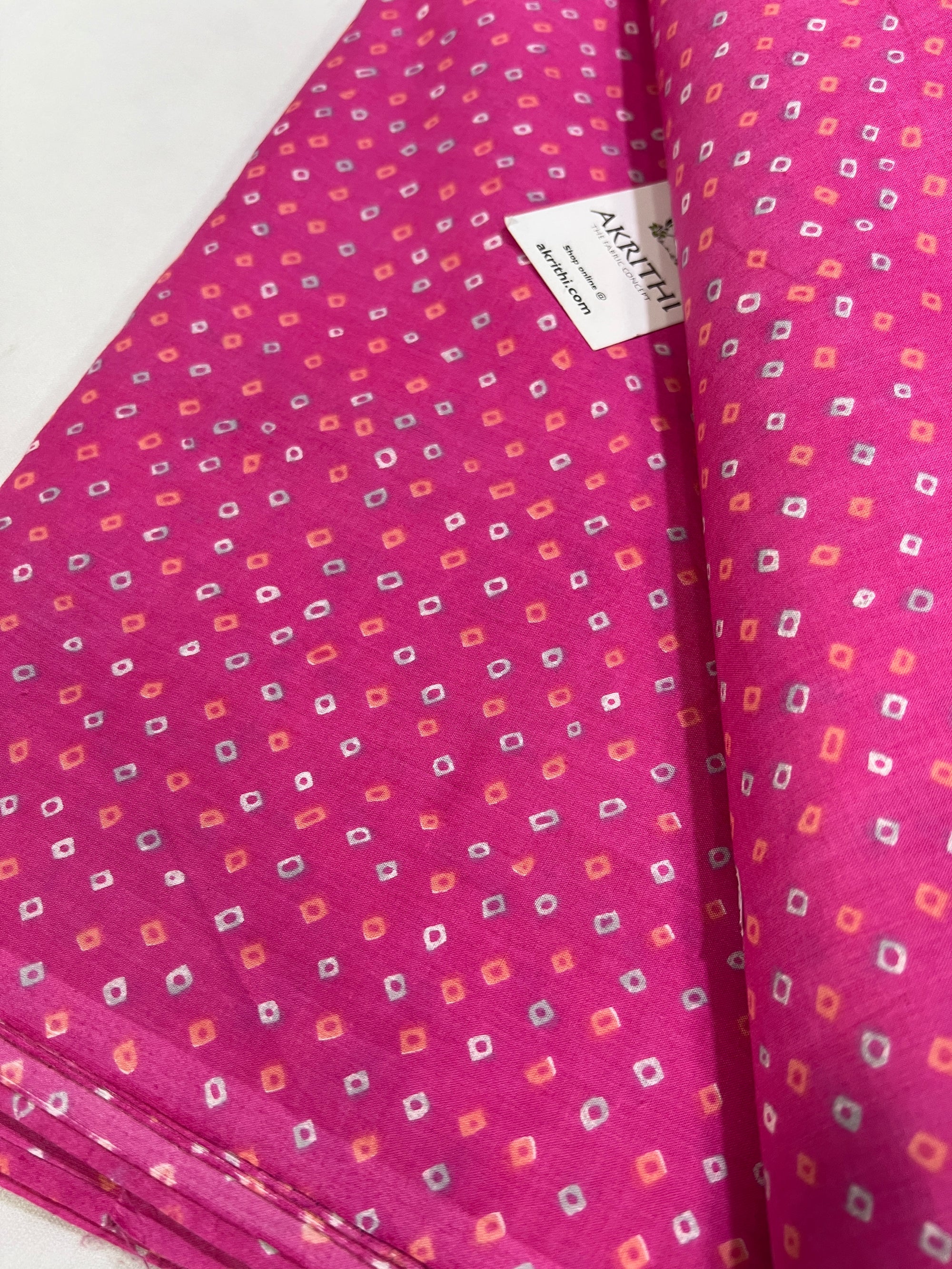 Printed pure cotton fabric