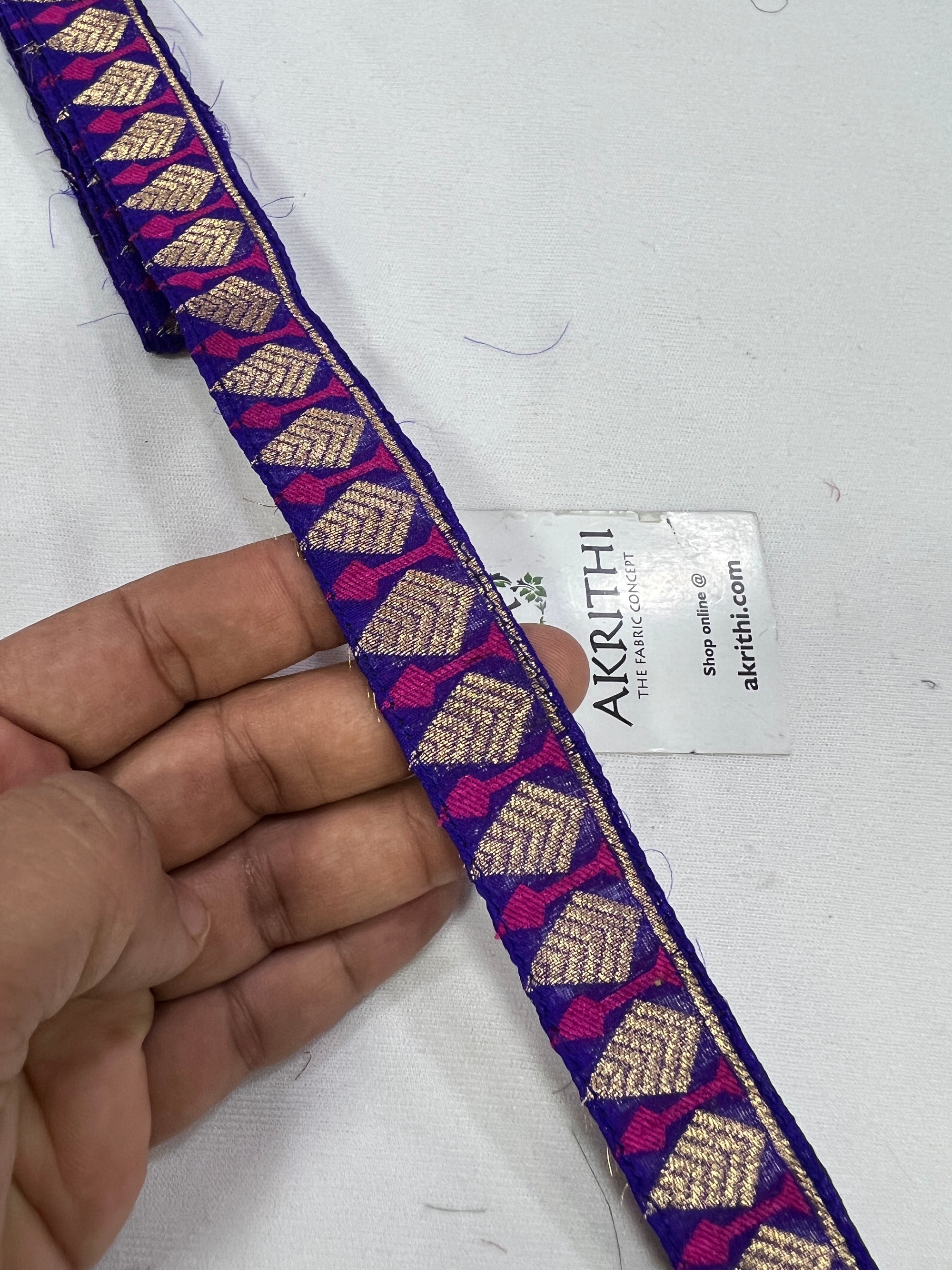 Handloom Banarasi lace 5 metres roll