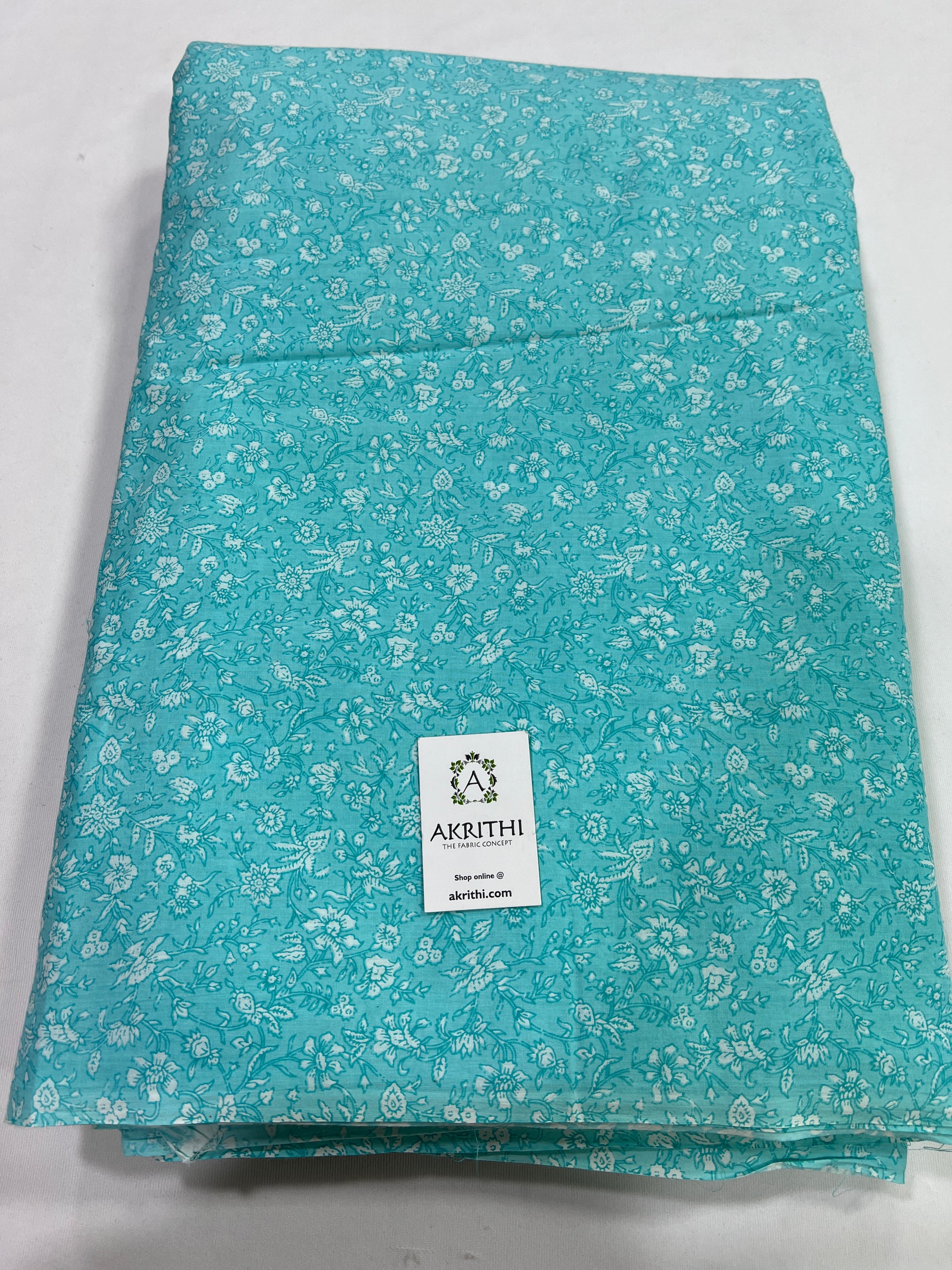 Printed pure cotton fabric