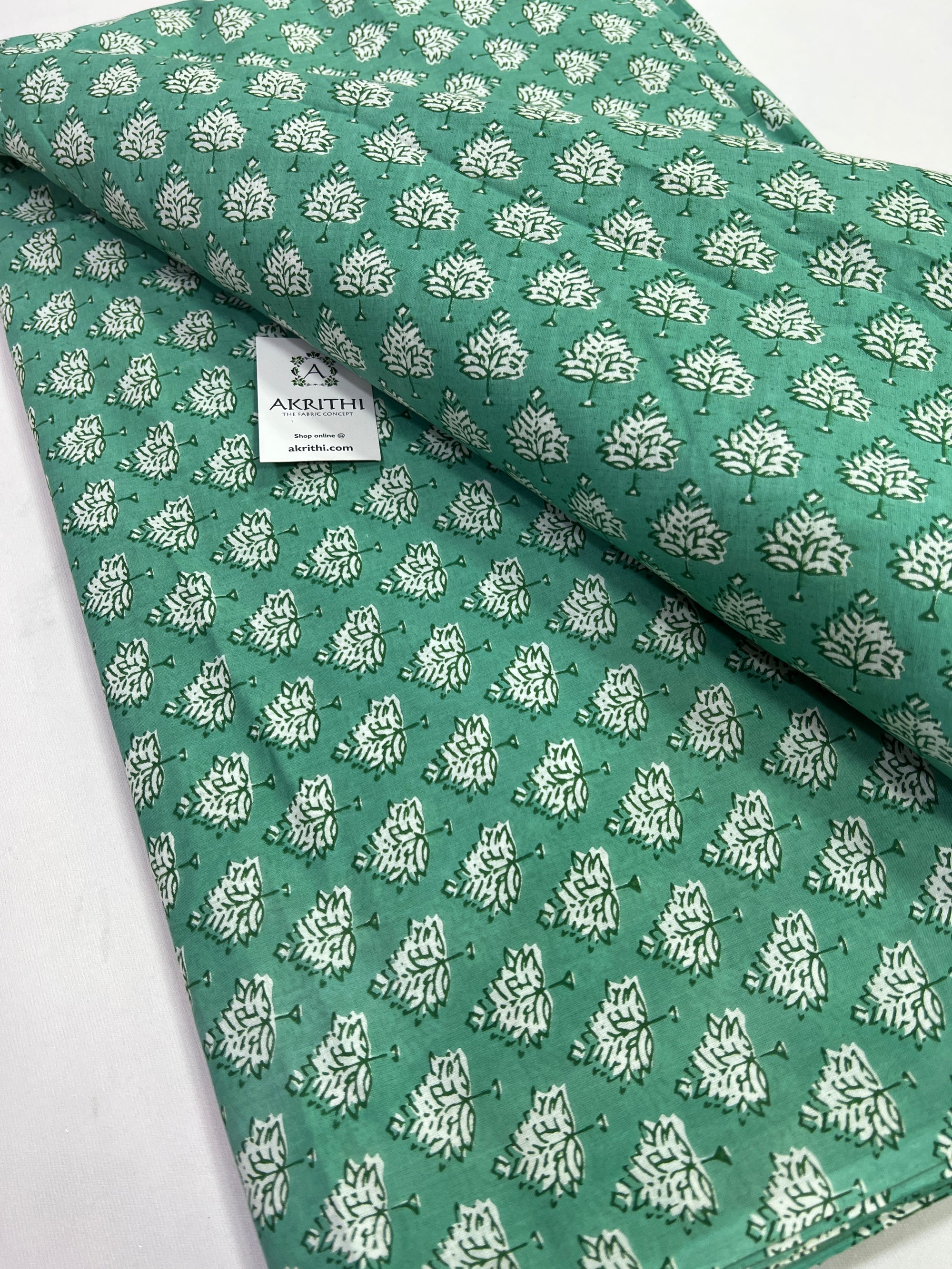 Printed pure cotton fabric