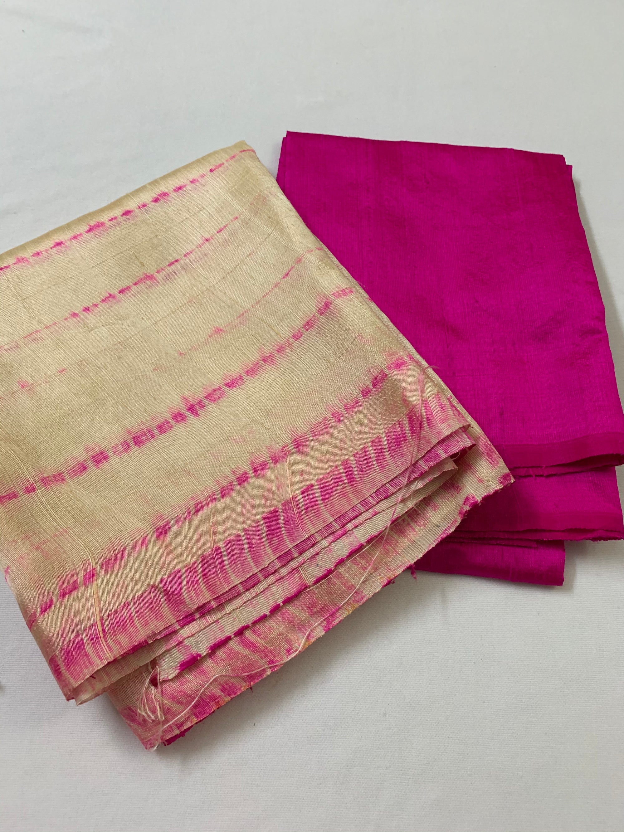 Pure raw silk kurta with raw silk bottom