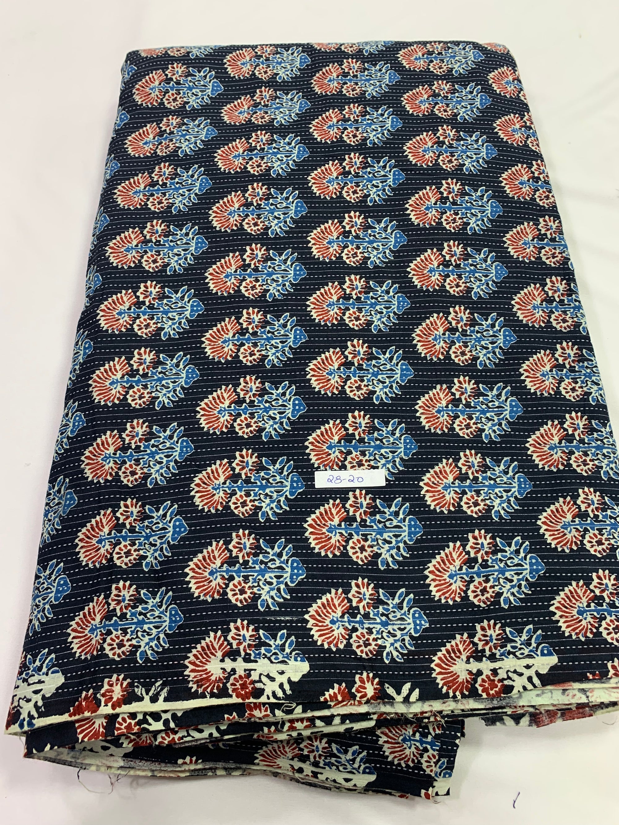Kantha Printed pure cotton fabric