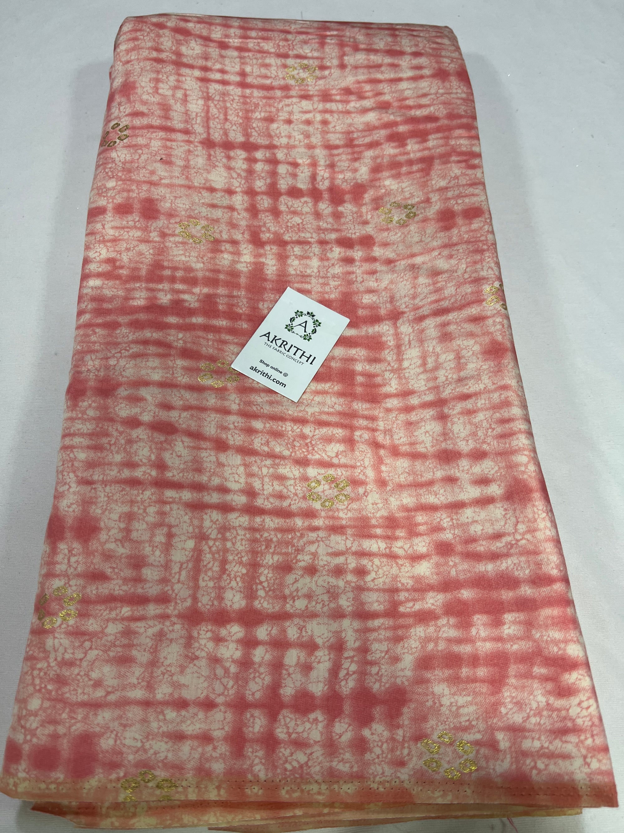 Digital printed silk fabric