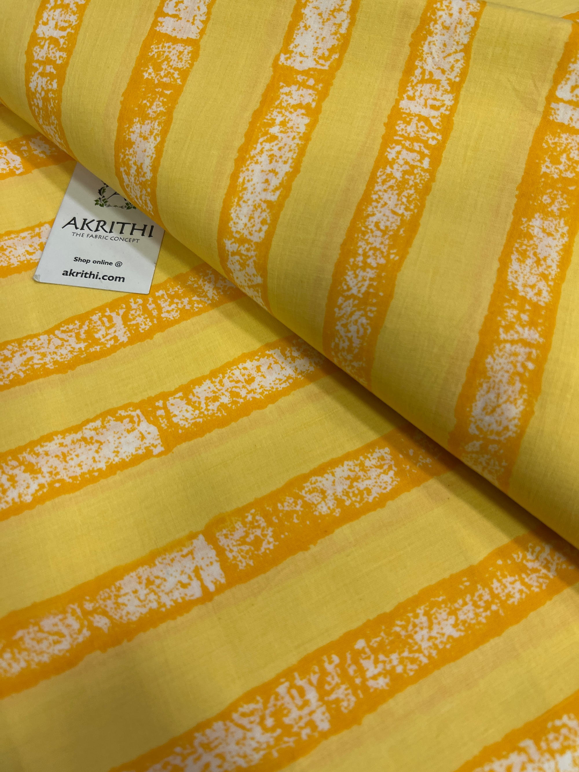 Printed pure cotton fabric