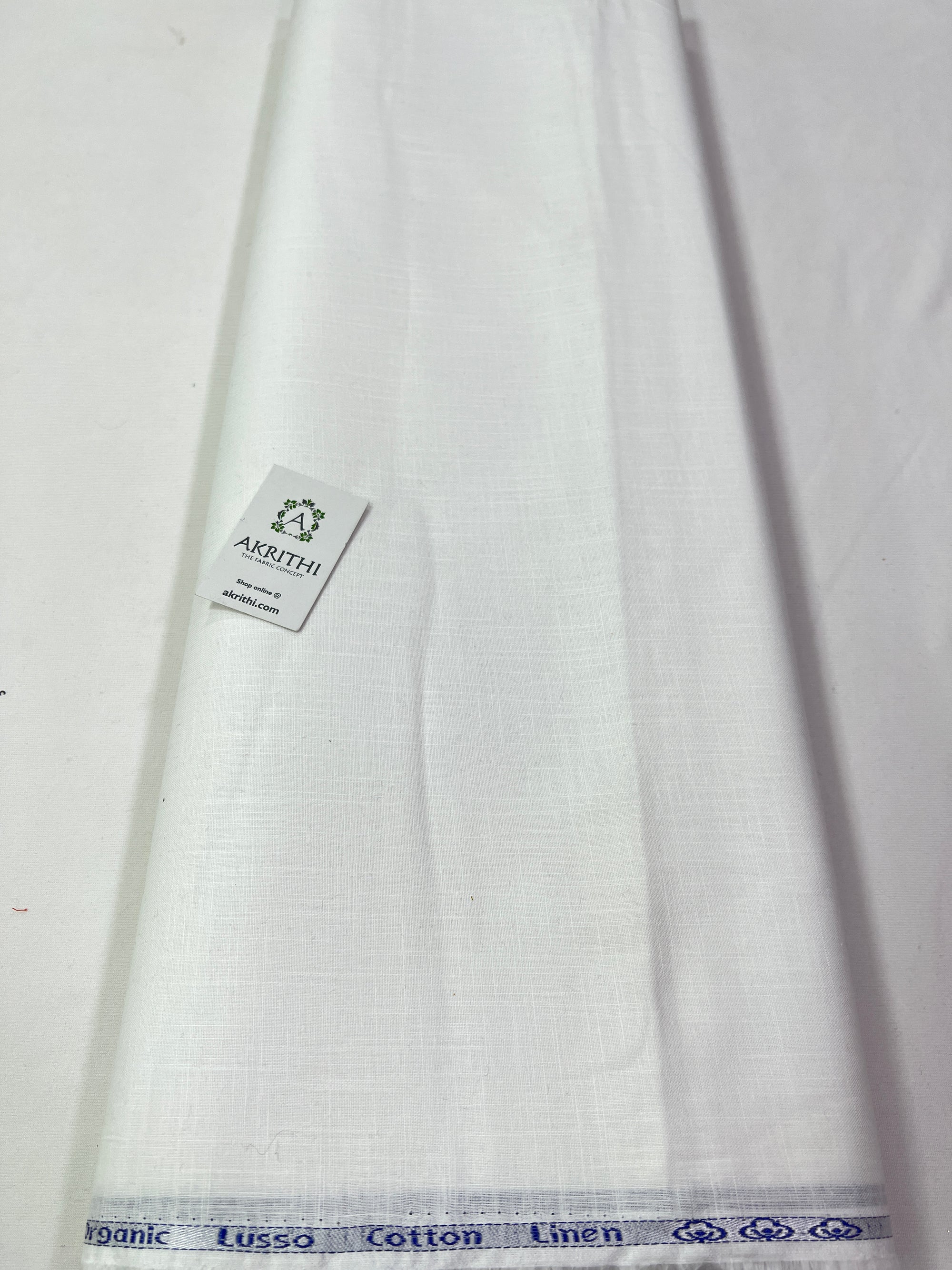 Plain cotton linen fabric