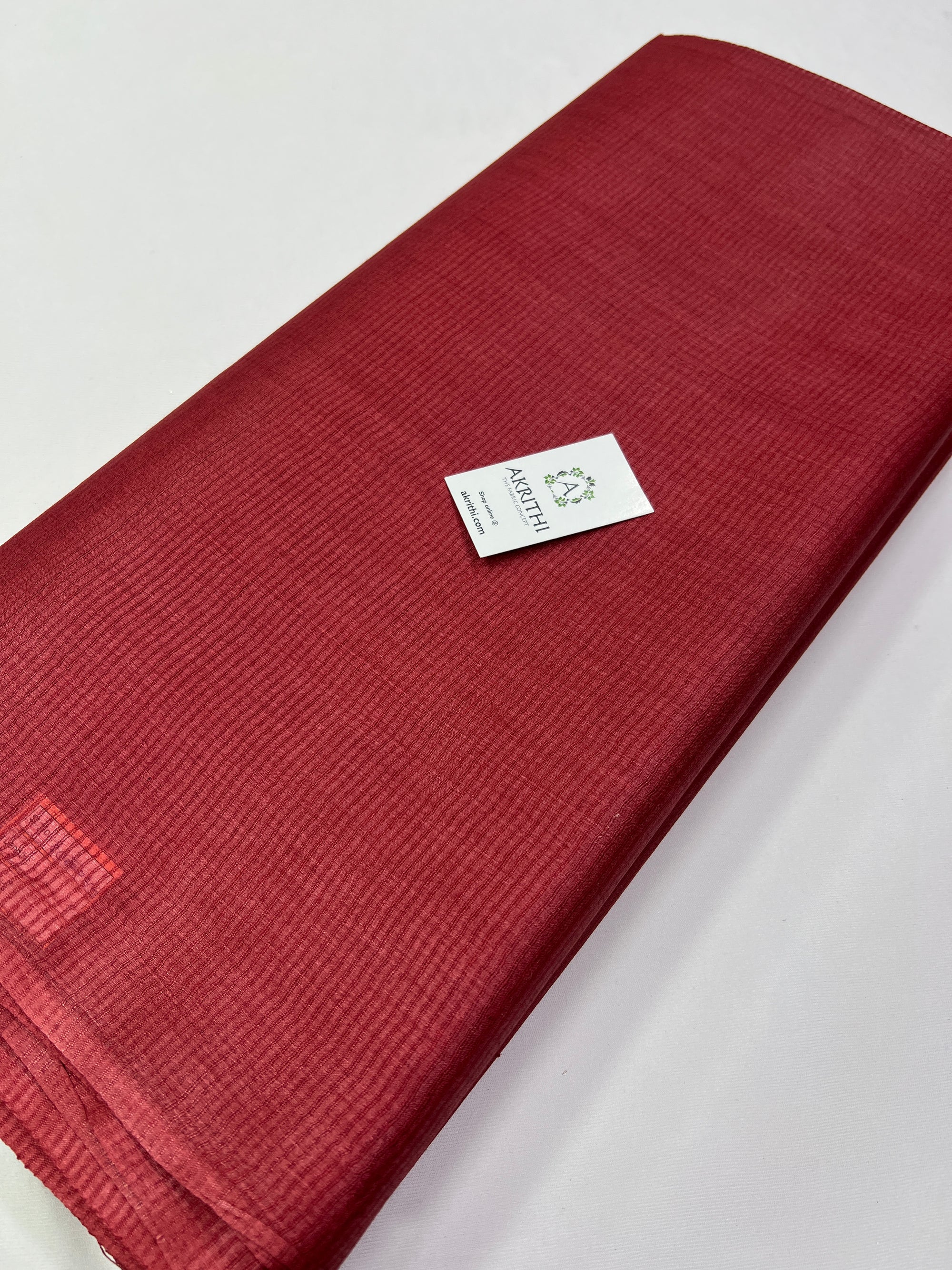 Striped Pure Tussar silk fabric