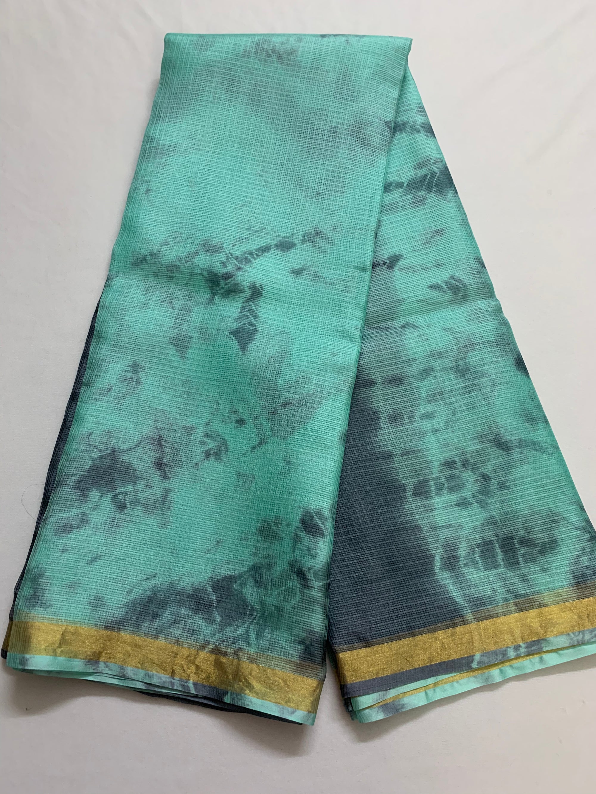 Tie and dye pure kota silk saree