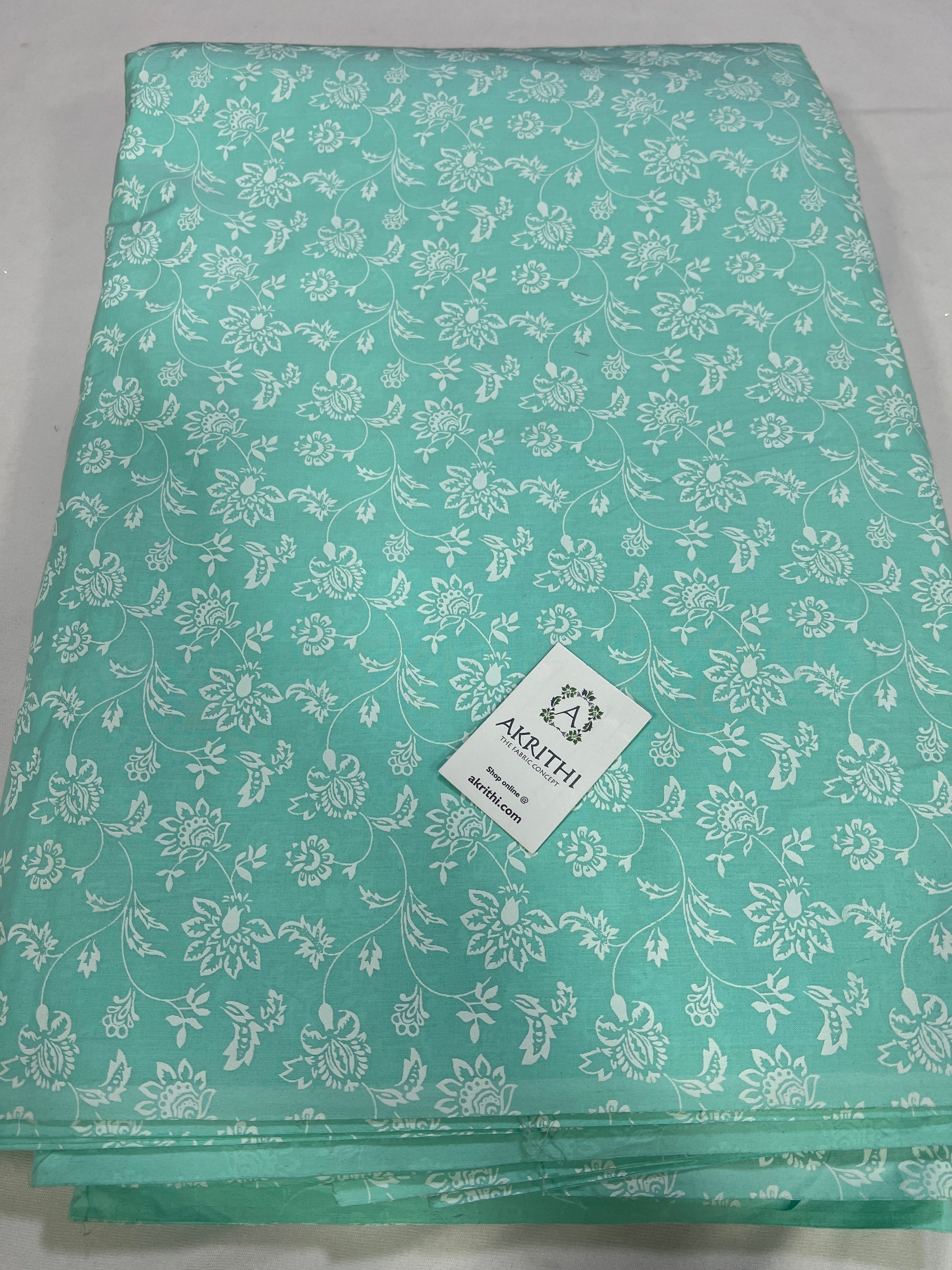 Printed pure cotton fabric