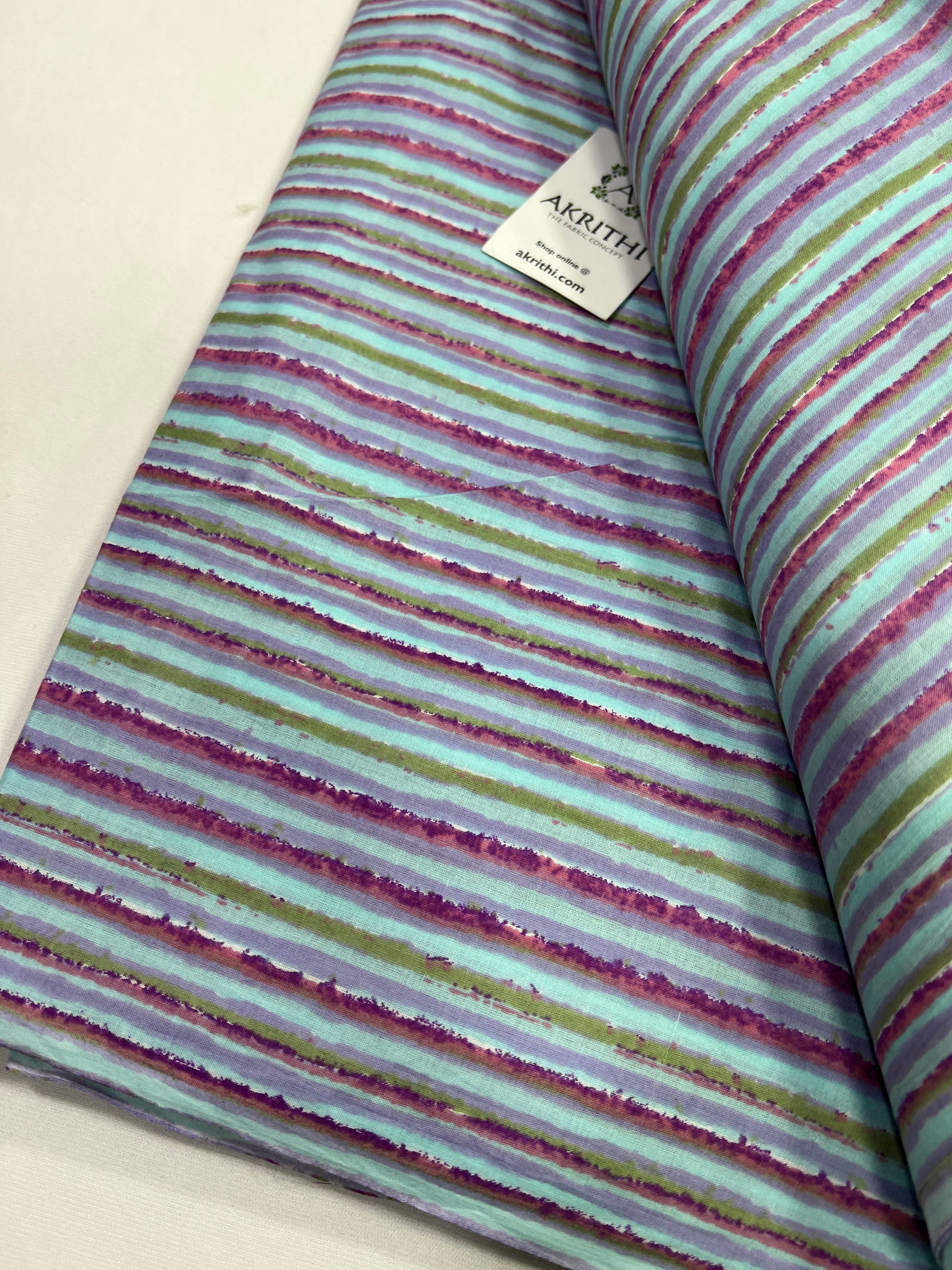 Printed pure cotton fabric