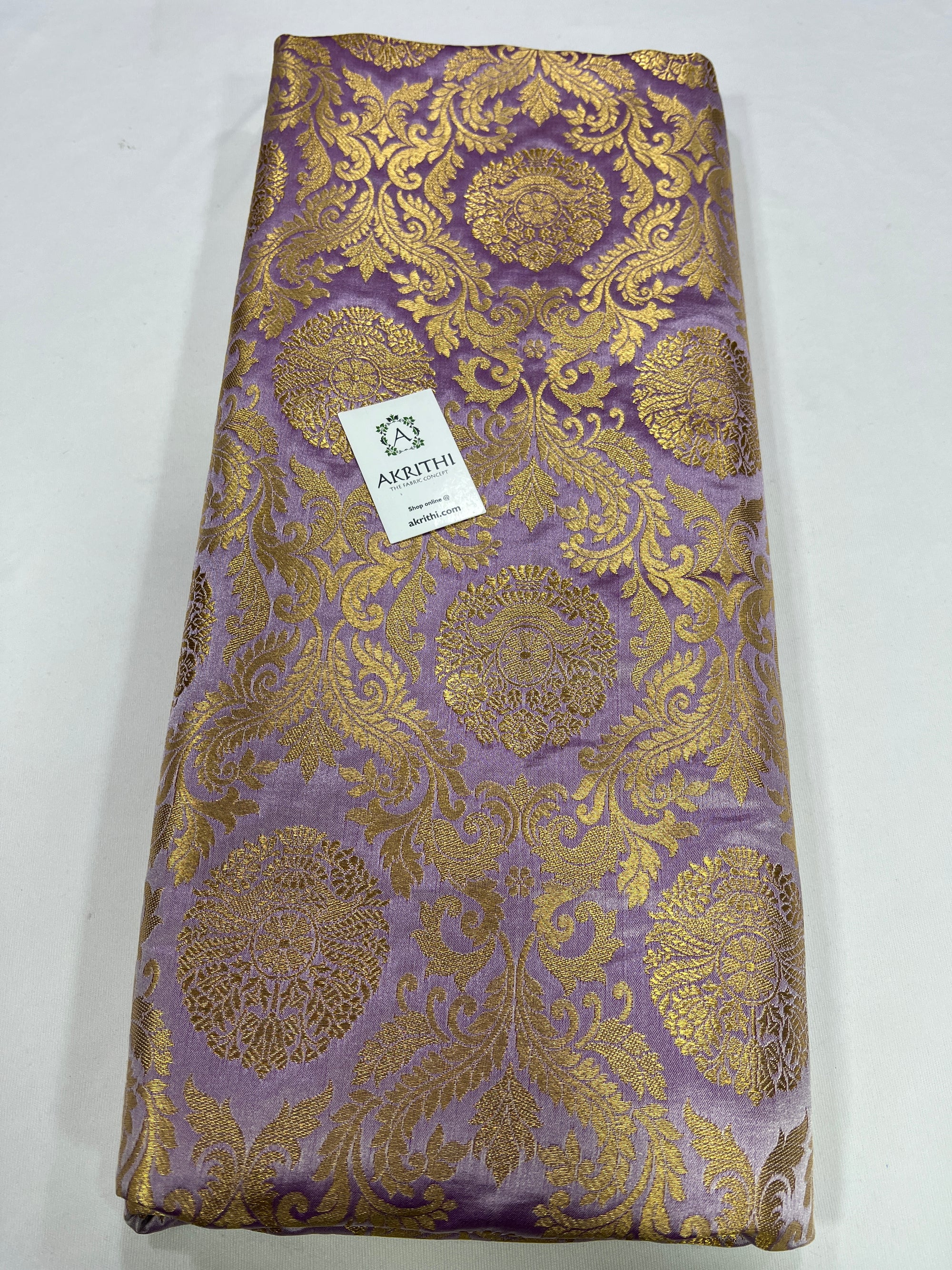 Handloom Banarasi brocade fabric