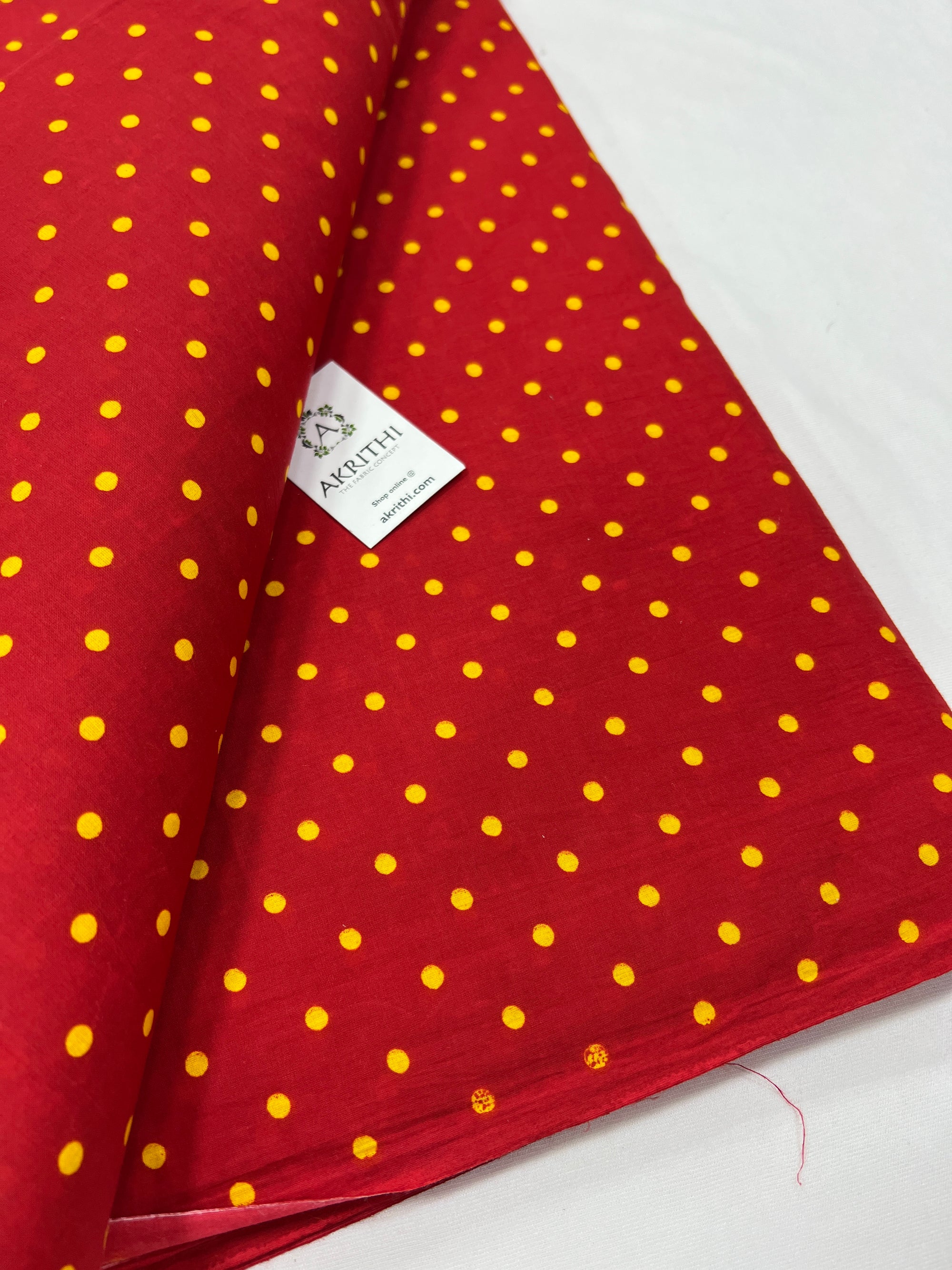 Printed pure cotton fabric