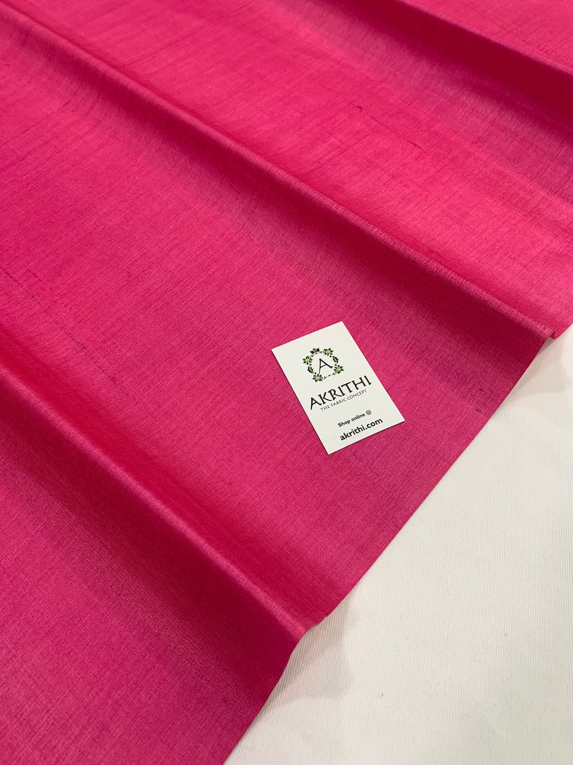 Pure Tussar silk fabric