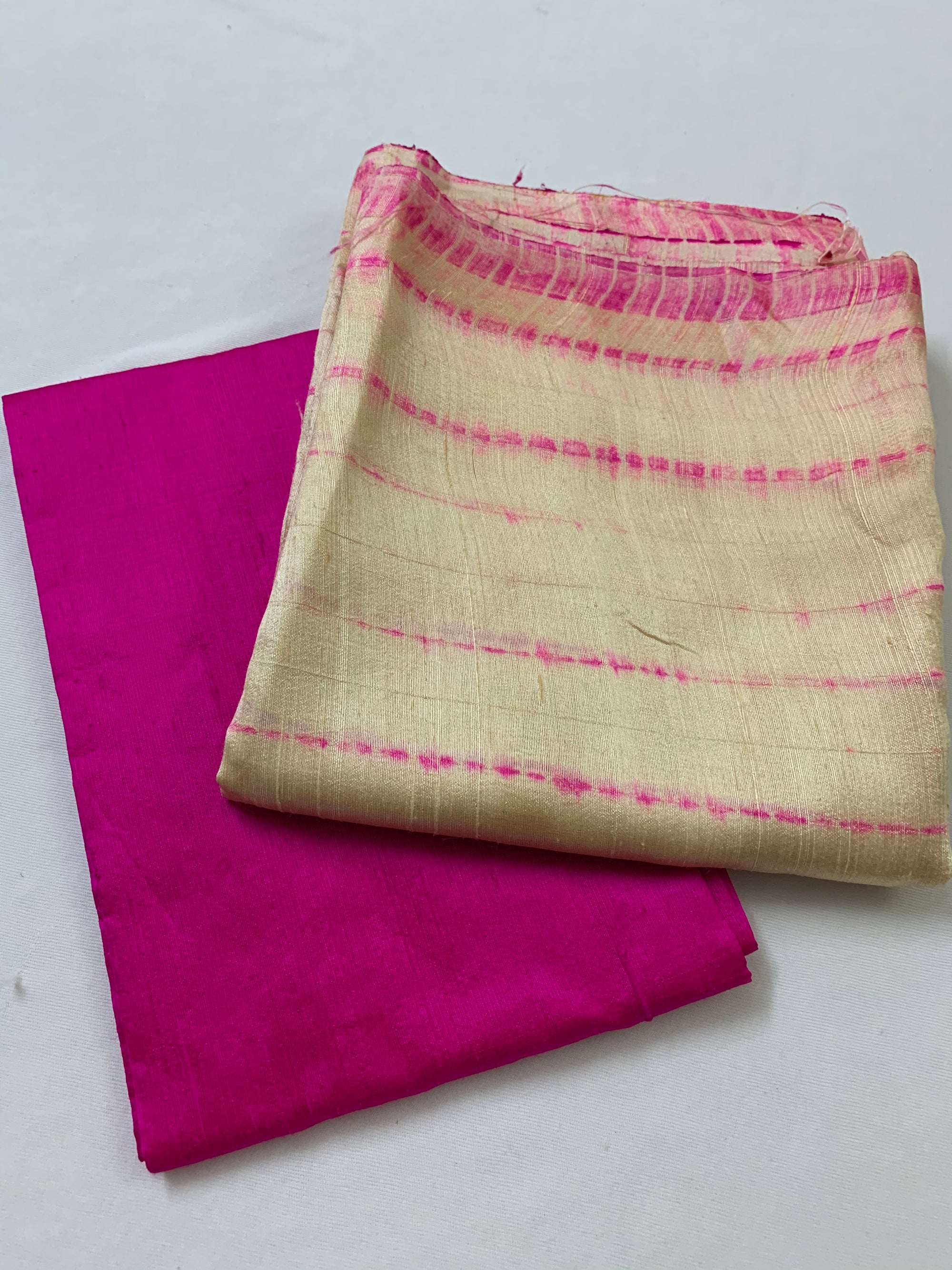 Pure raw silk kurta with raw silk bottom